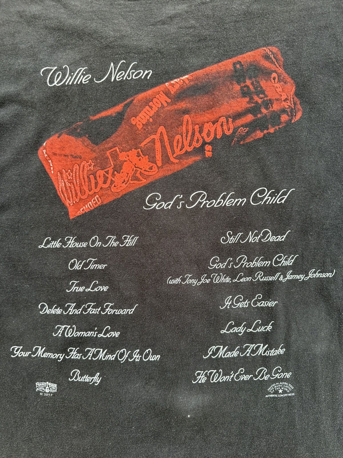 Hanes × Vintage VINTAGE WILLIE NELSON BAND TEE Size US L / EU 52-54 / 3 - 5 Thumbnail