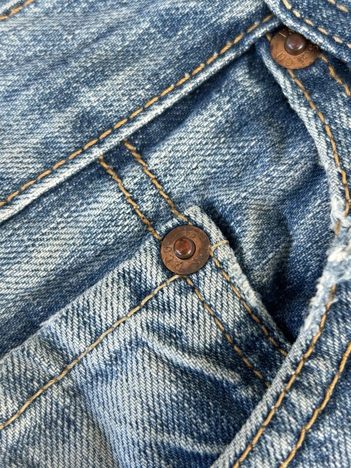 Levi's Levis Patchwork Japan Vintage Denim Size US 30 / EU 46 - 7 Thumbnail