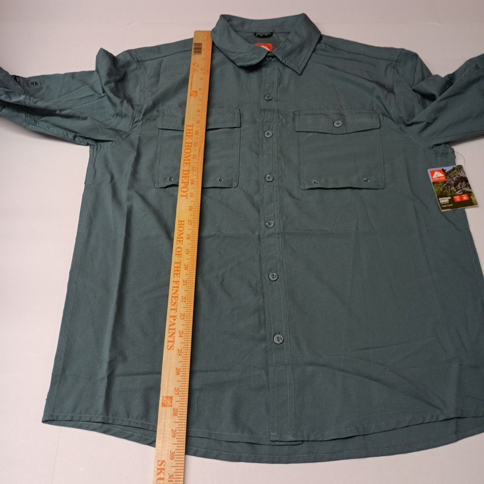 Other Ozark Trail Shirt Men's L Heritage Blue Roll Tab Sleeves Size US L / EU 52-54 / 3 - 6 Thumbnail