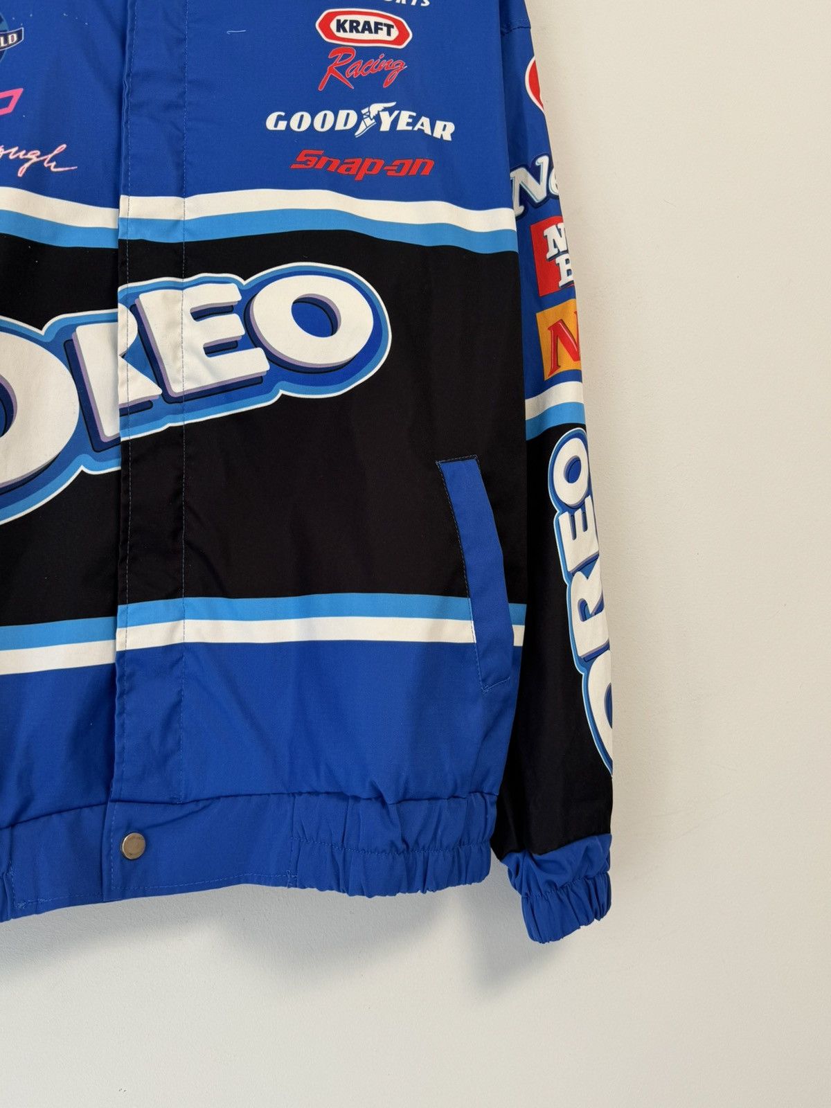 NASCAR Vintage NASCAR OREO Racing Jacket Blue Black Embroidered Size US M / EU 48-50 / 2 - 3 Thumbnail