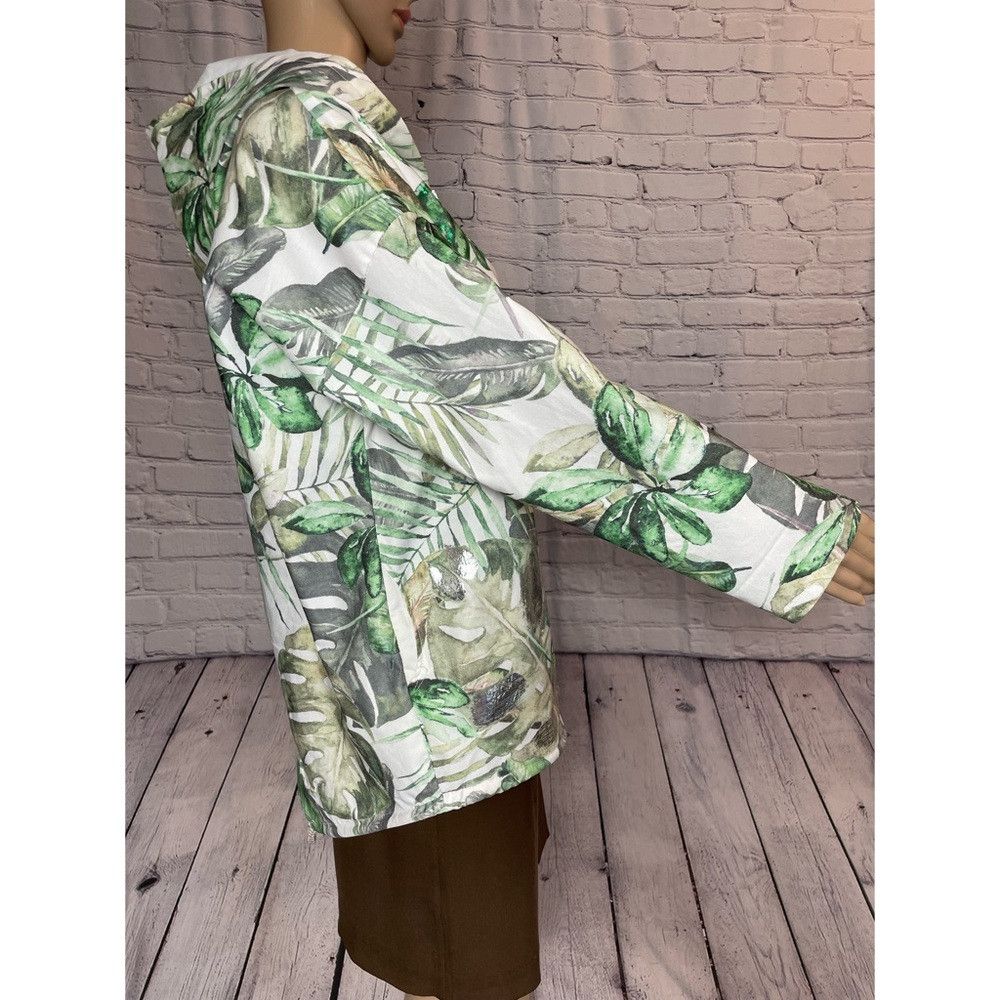 Other NWT New Carla Giannini Made In Italy Palm Print Cotton Jack Size M / US 6-8 / IT 42-44 - 2 Thumbnail