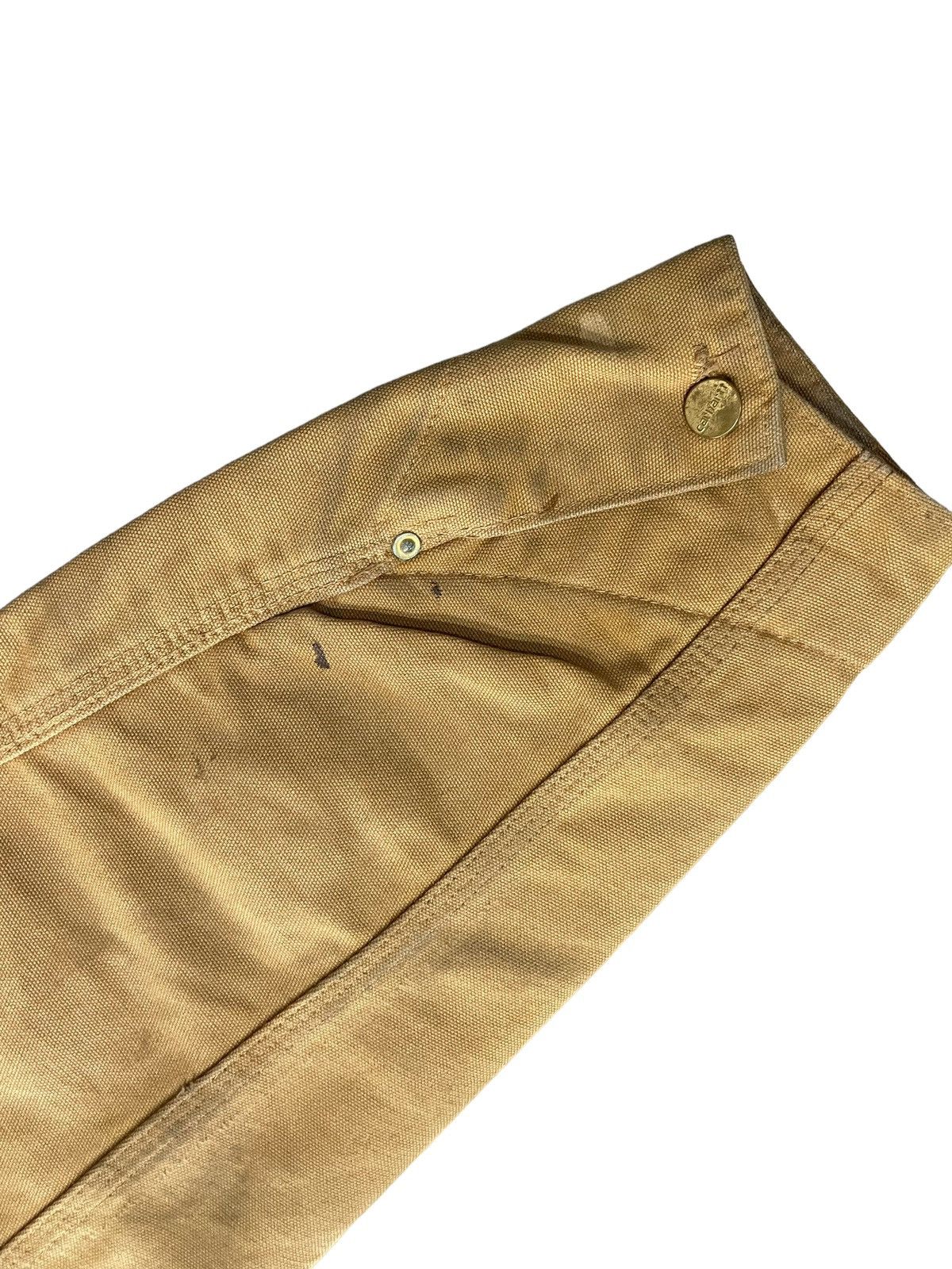 Carhartt × Vintage 80s Vintage Carhartt Blanked Lined Chore Jacket Made In USA Size US L / EU 52-54 / 3 - 19 Thumbnail