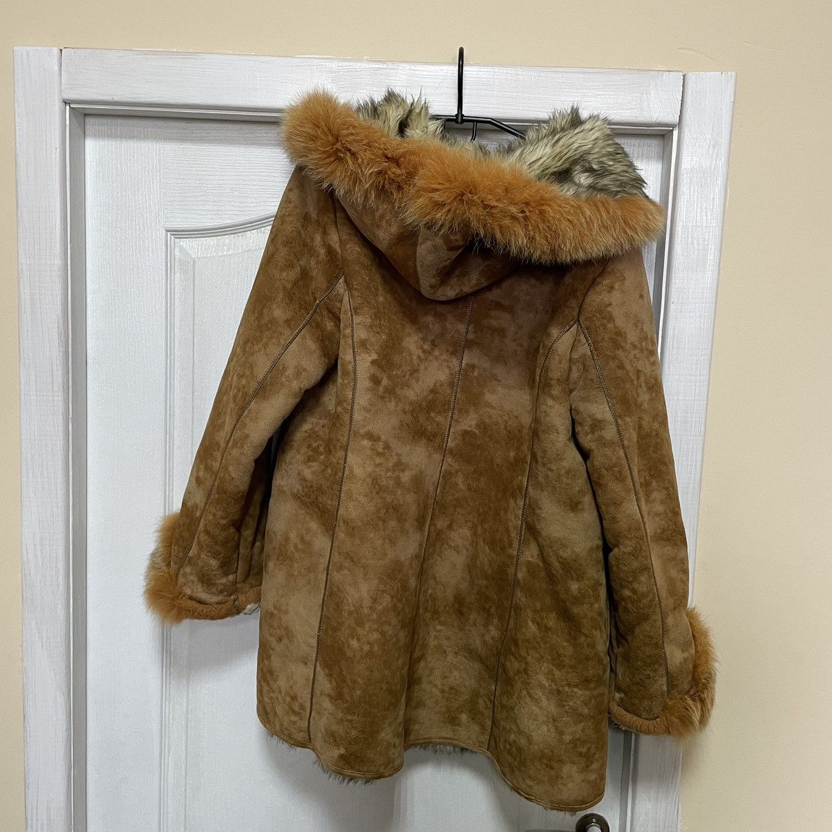 Y2K Mohair Fur jacket ifsixwasnine LGB coat faux mesh mohair