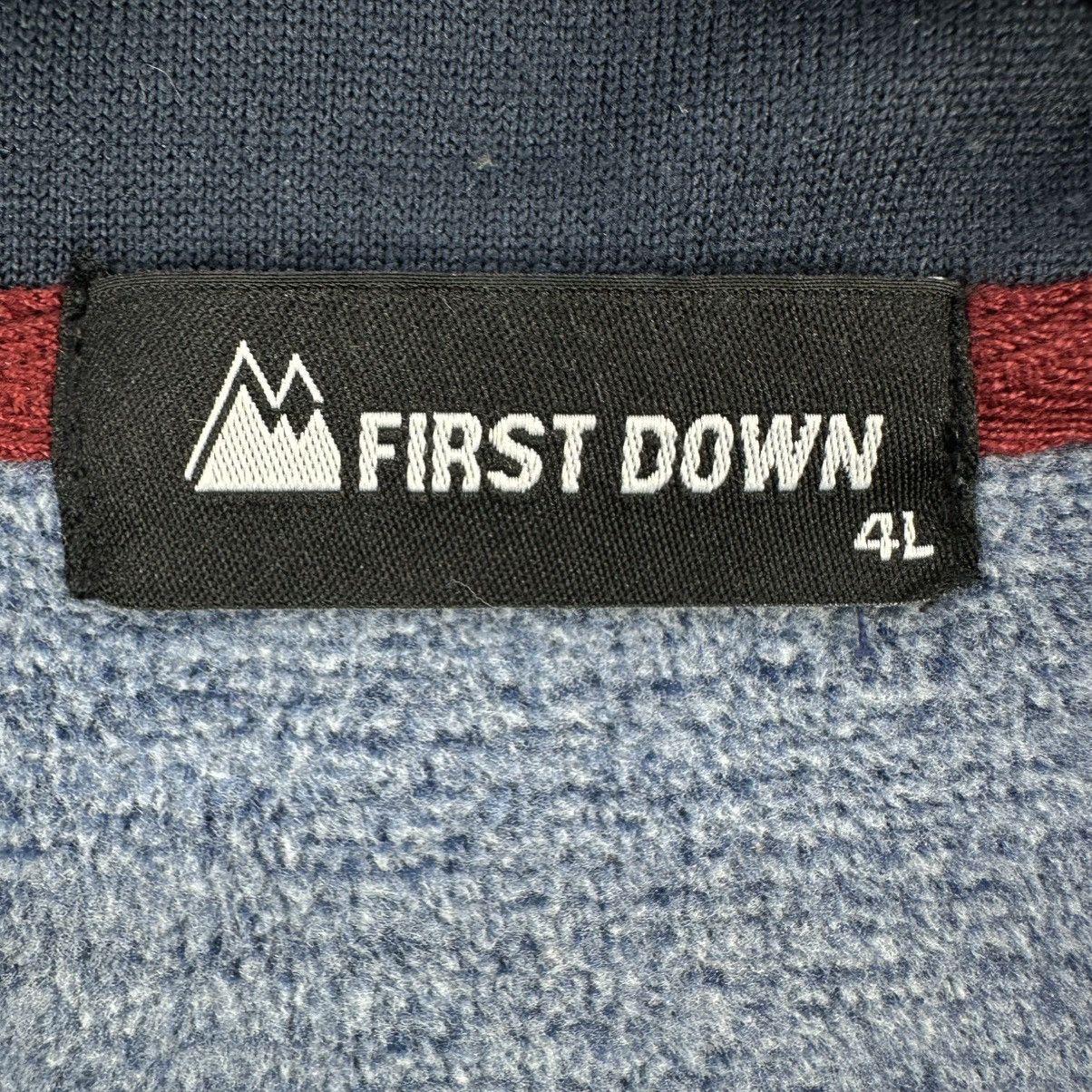 Japanese Brand First Down Men Outdoorwear Big Size Pullover Longsleeve Size US XL / EU 56 / 4 - 12 Thumbnail