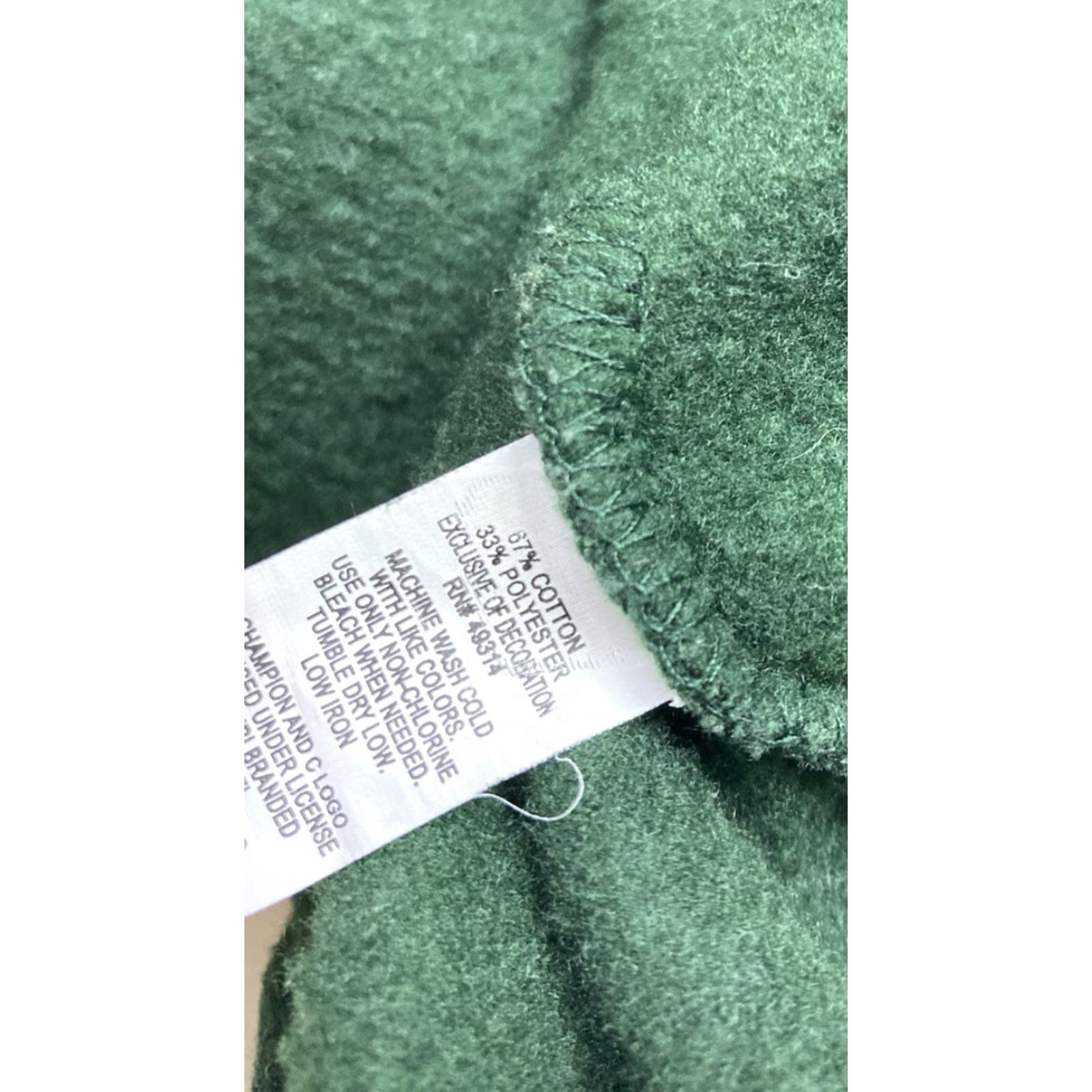 Champion VINTAGE Champion University Of Miami Full Zip Hoodie Women Large Green Size L / US 10 / IT 46 - 5 Thumbnail