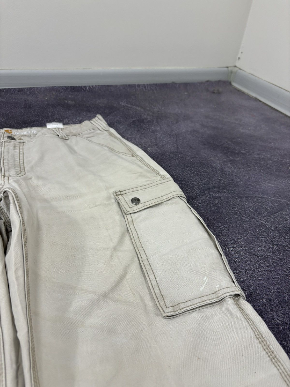 Carhartt Vintage Carhartt Y2K Work Hype Relaxed Fit Cargo Pants Size US 36 / EU 52 - 15 Thumbnail