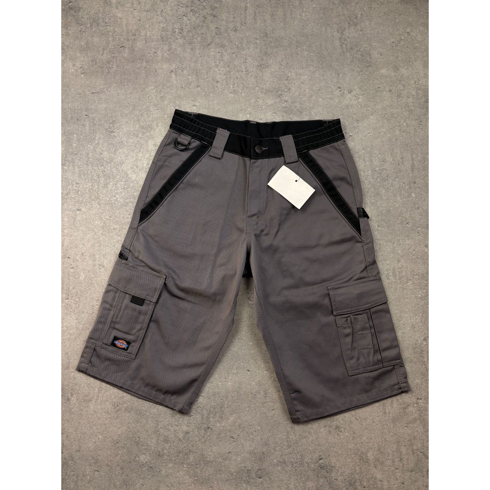 Dickies Dickies Cargo Work Shorts Grey Black Two-Tone Utility Gorpco Size US 32 / EU 48 - 4 Thumbnail