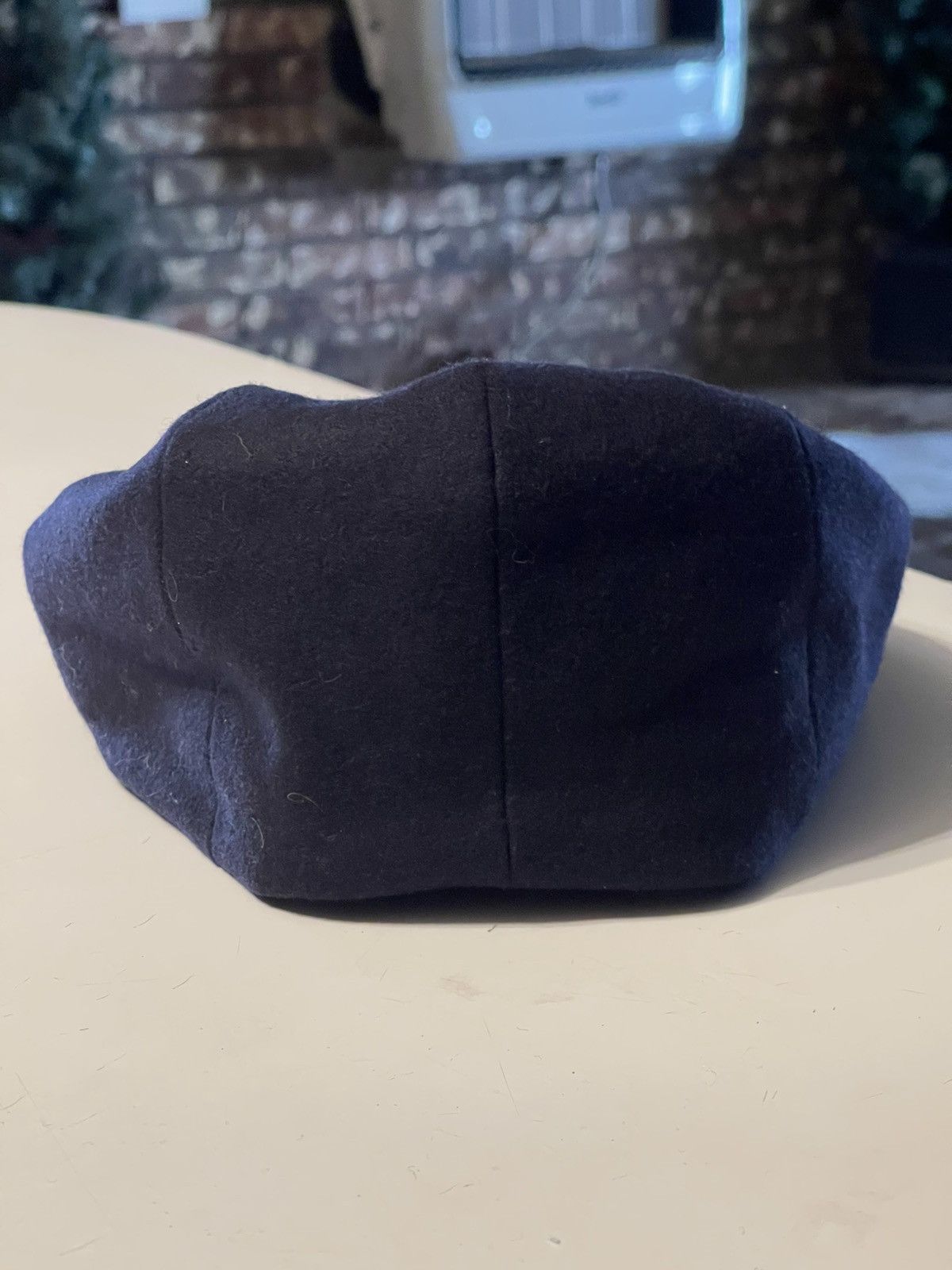 Other Vintage Tardan Navy Blue Newsboy Hat Sz 59 Large Cabbie Cap Size ONE SIZE - 3 Thumbnail