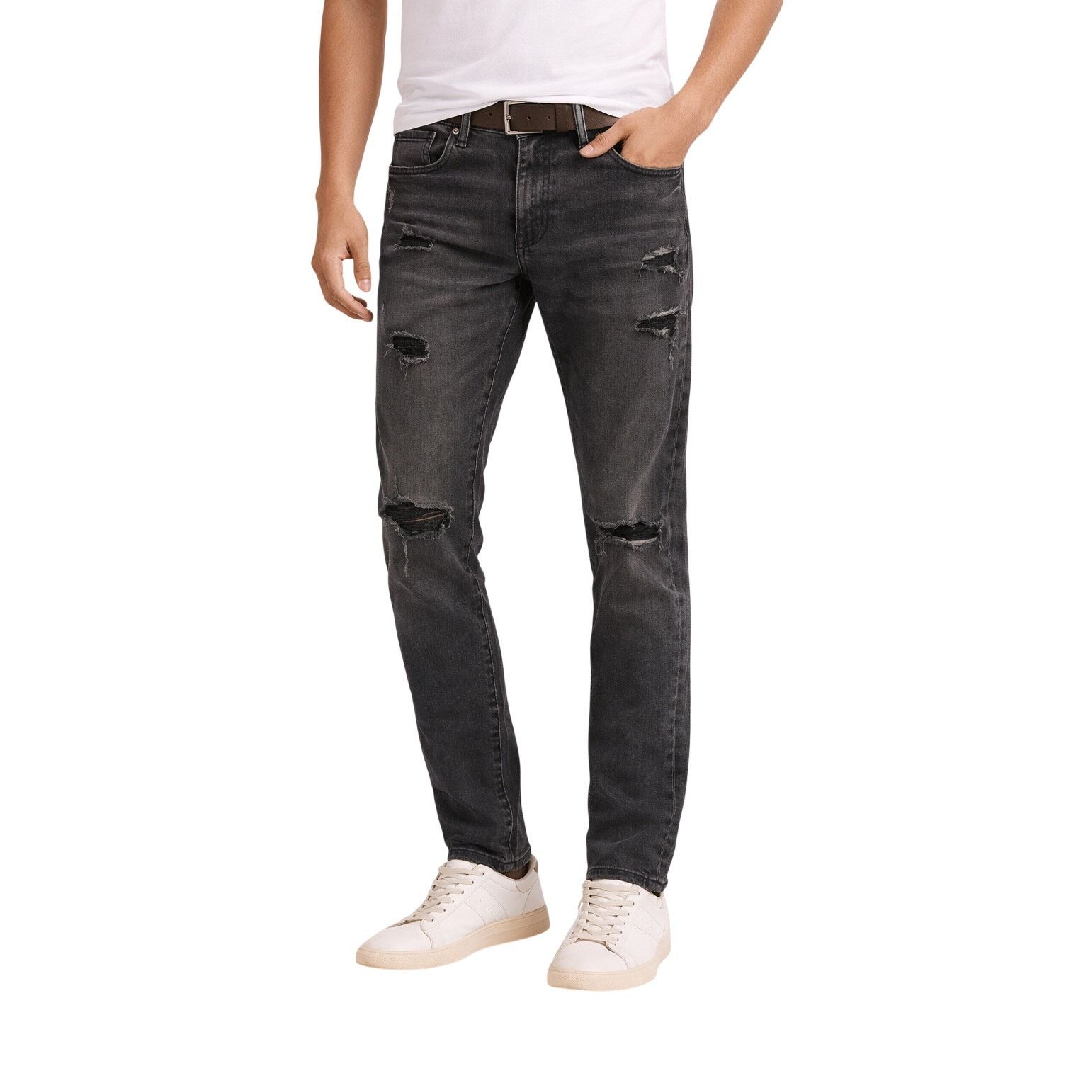 American Eagle Outfitters American Eagle Slim Straight Jeans Men's 31x32 Black Size US 31 - 1 Thumbnail