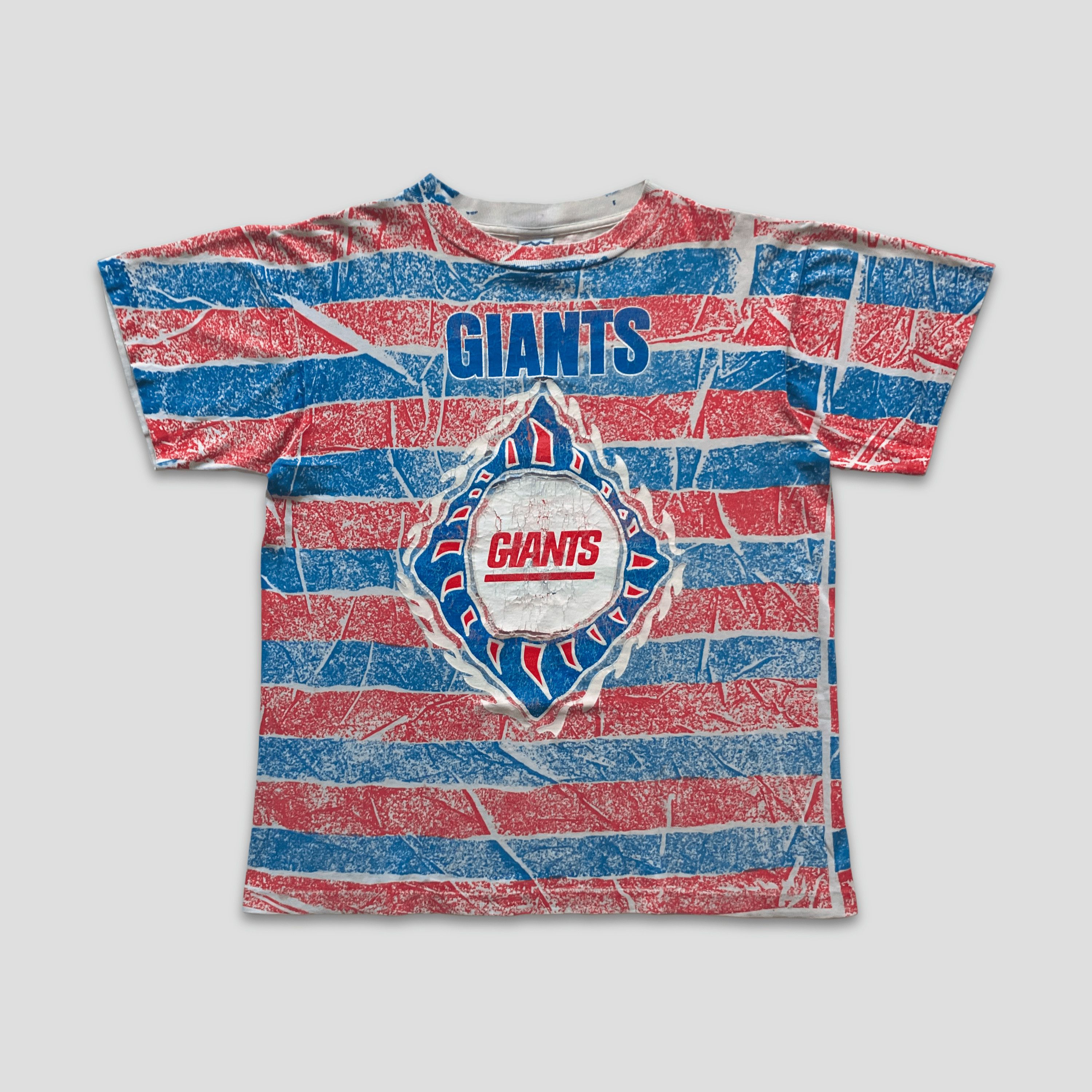 NFL × Vintage Vintage 1990s NYC Giants All Over Print T-Shirt Size US L / EU 52-54 / 3 - 1 Thumbnail