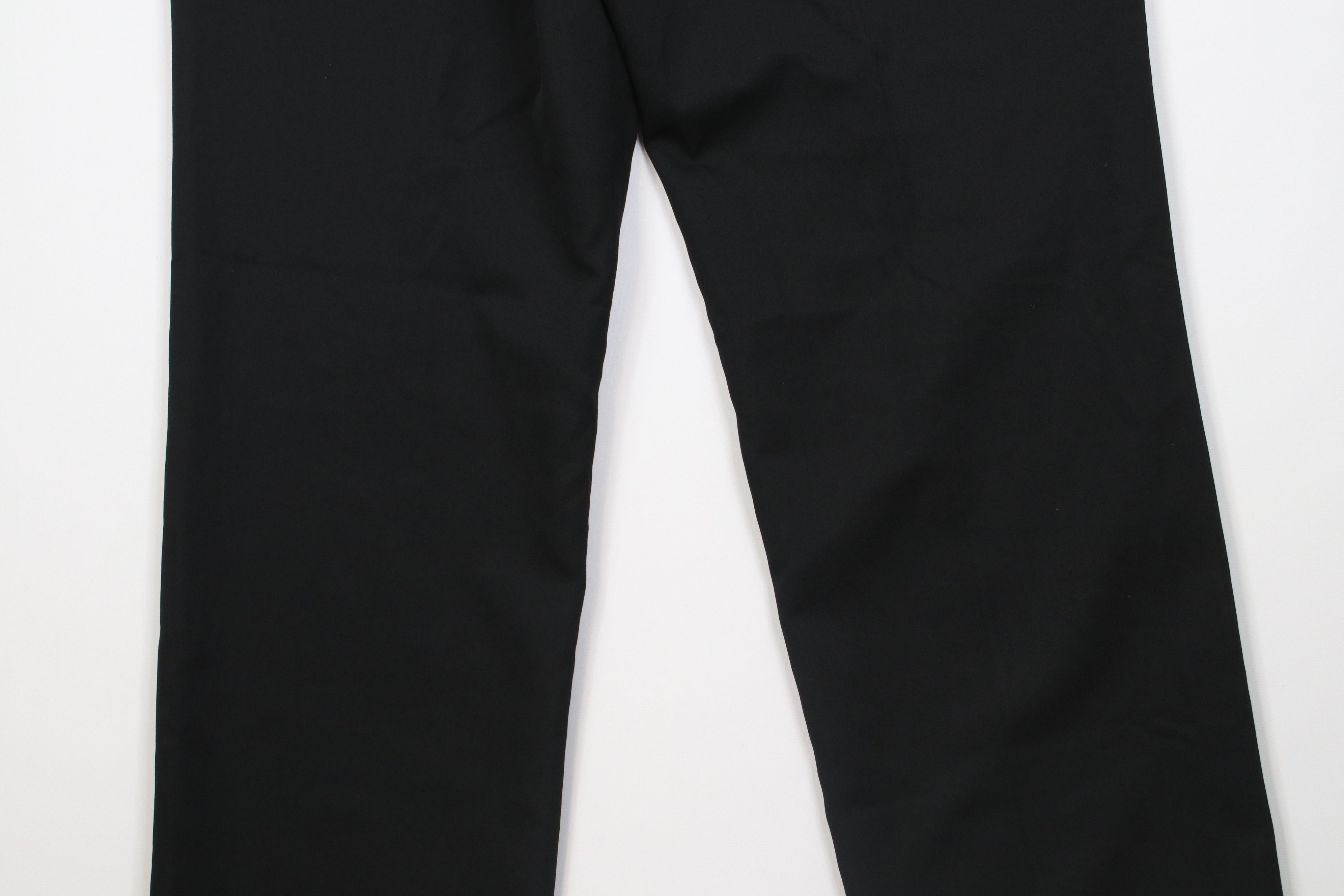 Vintage Vintage 90s Streetwear Flared Wide Leg Chino Pants Black Size US 34 / EU 50 - 13 Thumbnail