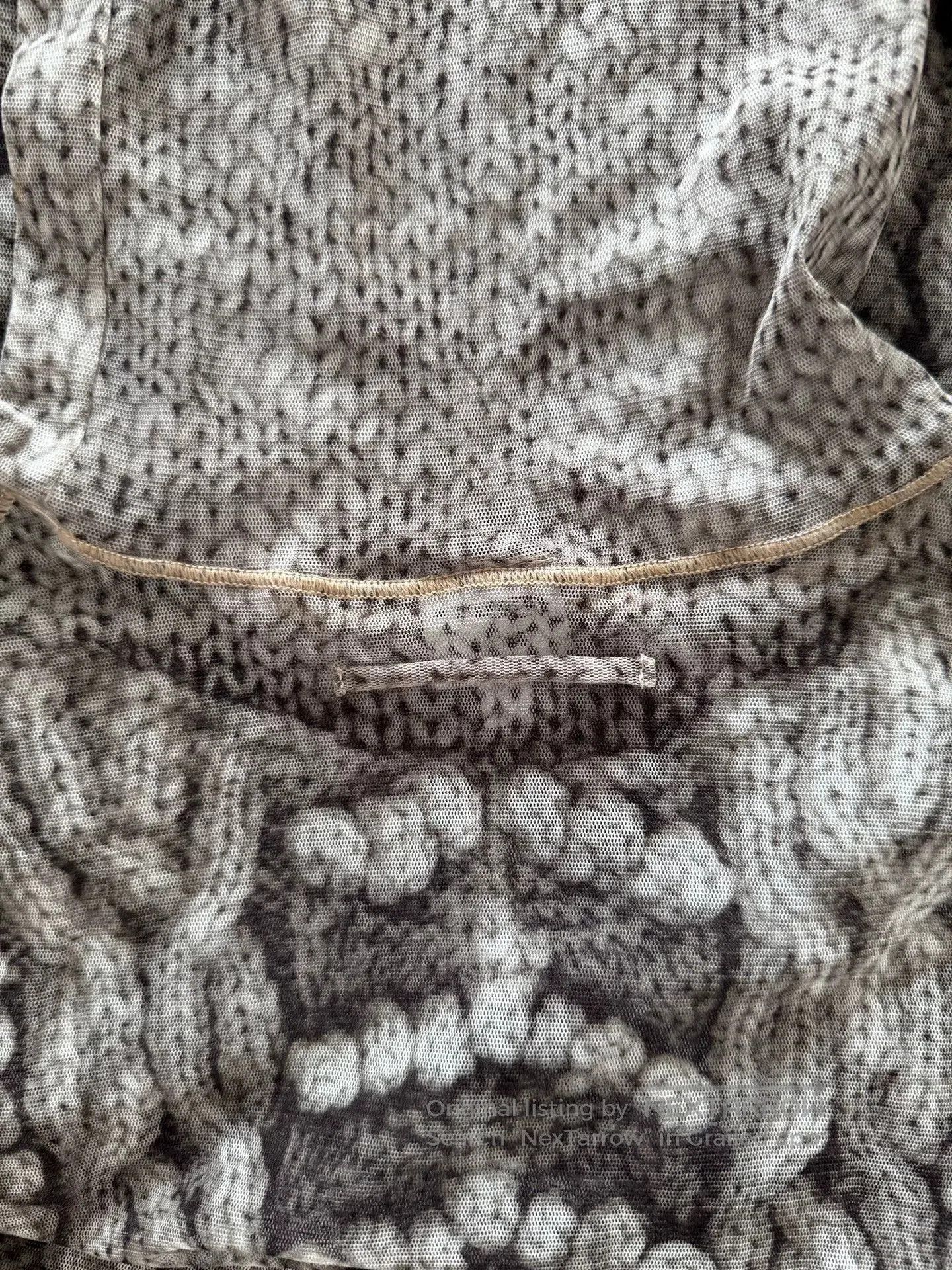 Jean Paul Gaultier Jean Paul Gaultier Sheer Knit High Collar Sweater. Size L / US 10 / IT 46 - 9 Thumbnail