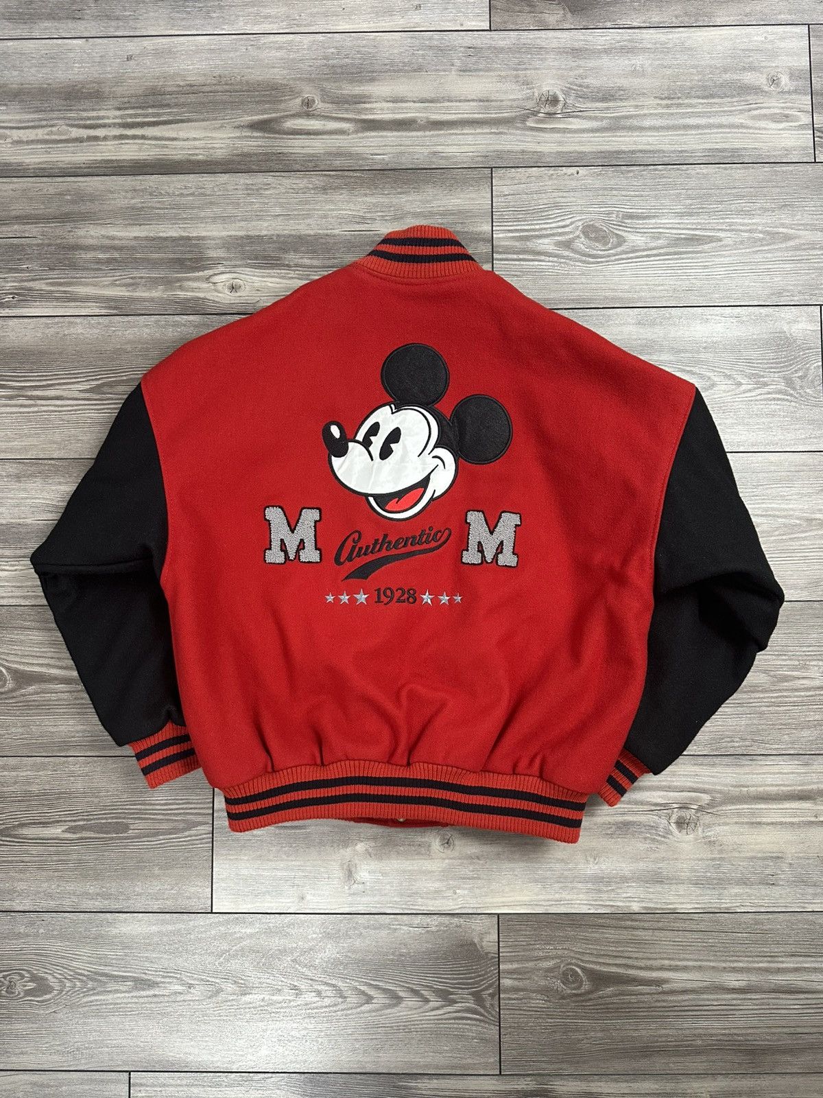 Disney Vintage 90’s Mickey Mouse Library Bound Varsity Jacket Size US L / EU 52-54 / 3 - 2 Thumbnail