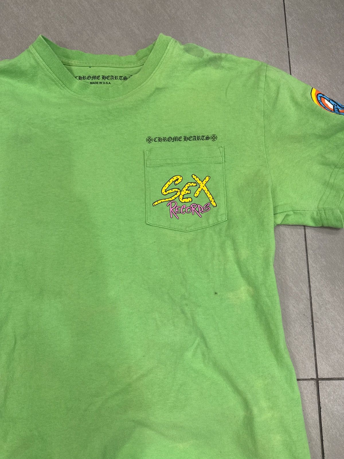 Chrome Hearts Chrome hearts Matty boy Sex Records T-Shirt Slime Size US M / EU 48-50 / 2 - 3 Thumbnail
