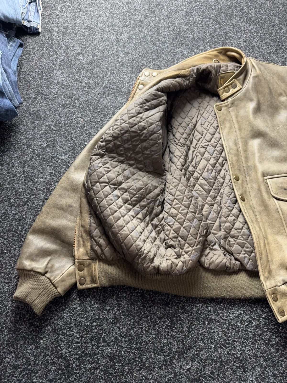 Genuine Leather iXS Leather Jacket Distressed Brown Biker Moto Archive Size US L / EU 52-54 / 3 - 14 Thumbnail