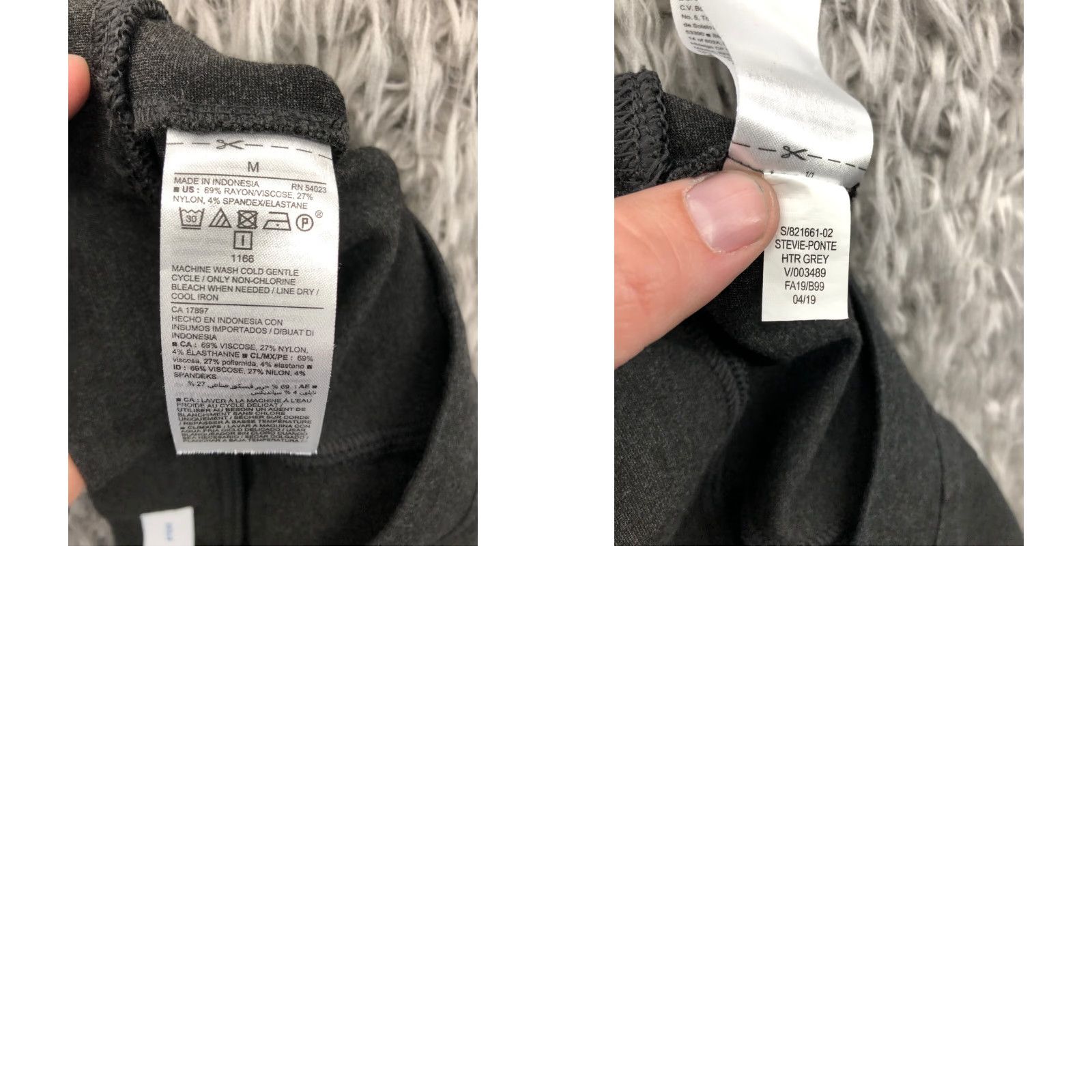 Old Navy Old Navy Pants Jegging Knit Gray Women M Slim Skinny Logo Pull On 27in 26in Nylon Rayon City Vintage: No Size 32" / US 10 / IT 46 - 8 Thumbnail