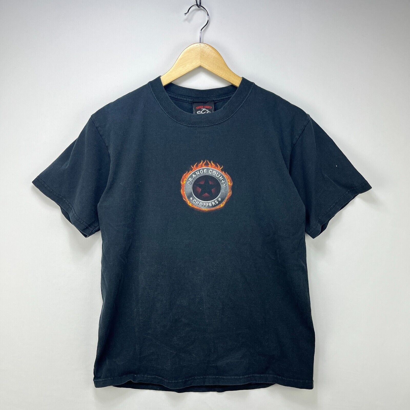 Vintage Vintage Y2K Orange County Choppers Flames Biker Medium Faded Size US M / EU 48-50 / 2 - 1 Thumbnail