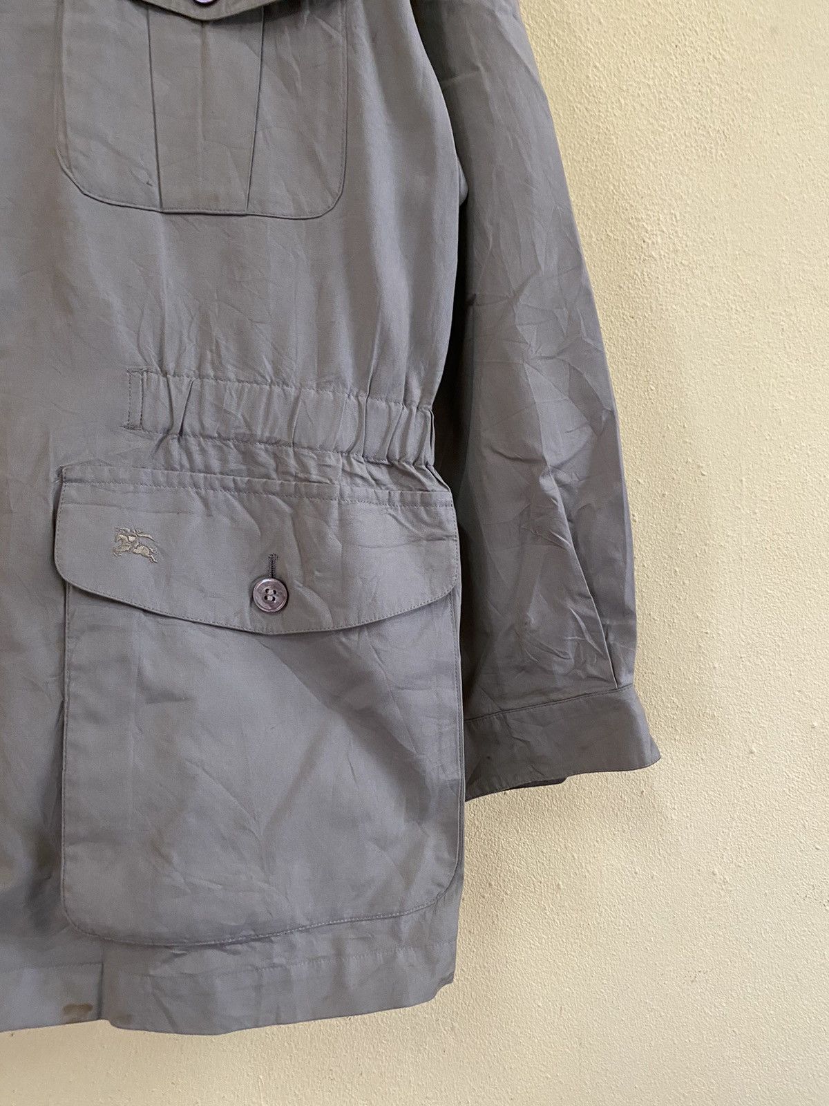 Burberry × Designer BURBERRY WOMEN JACKET MILITARY MULTIPOCKET Size L / US 10 / IT 46 - 2 Thumbnail