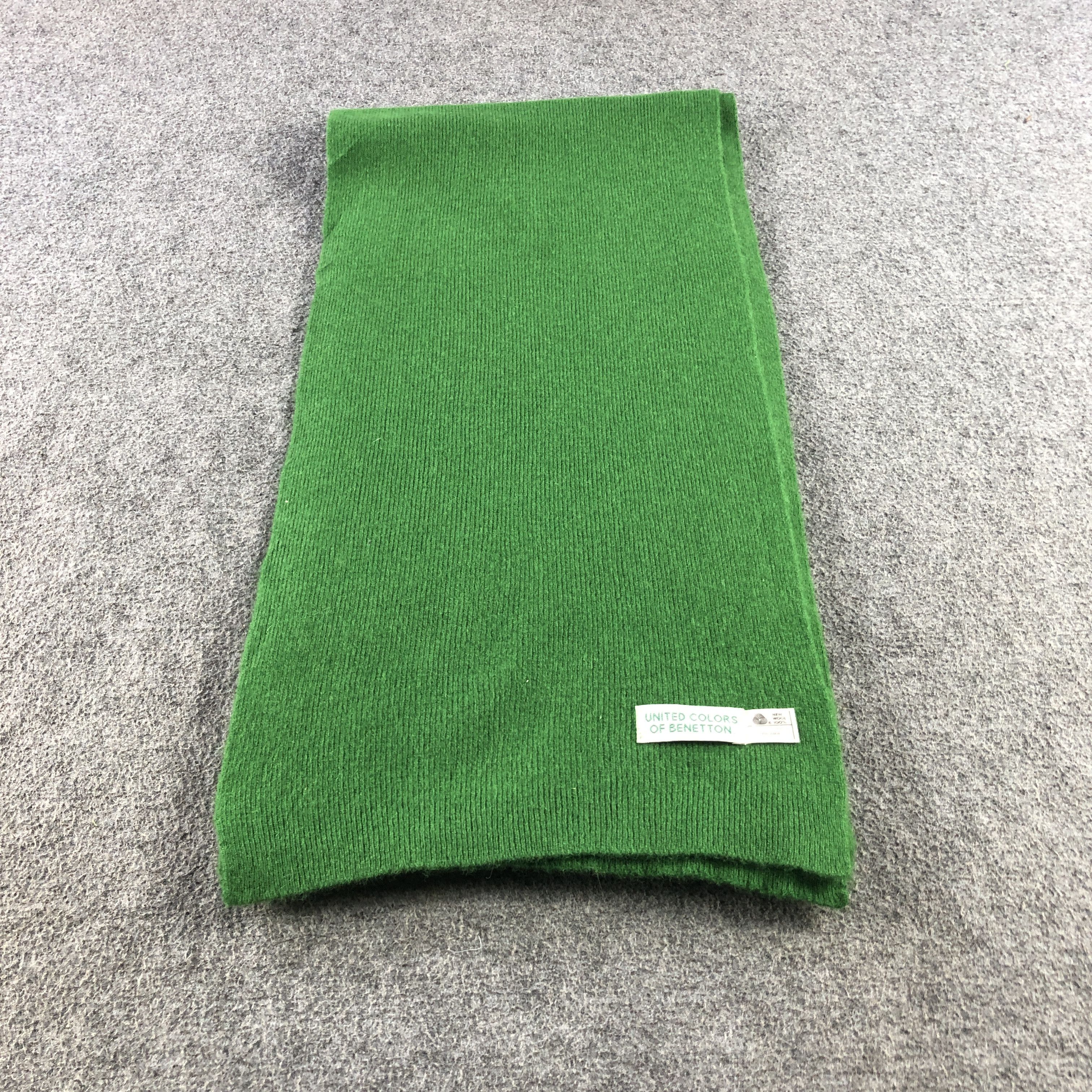 United Colors Of Benetton United Colors Of Benetton Wool Scarf Muffler V2909 Size ONE SIZE - 2 Thumbnail