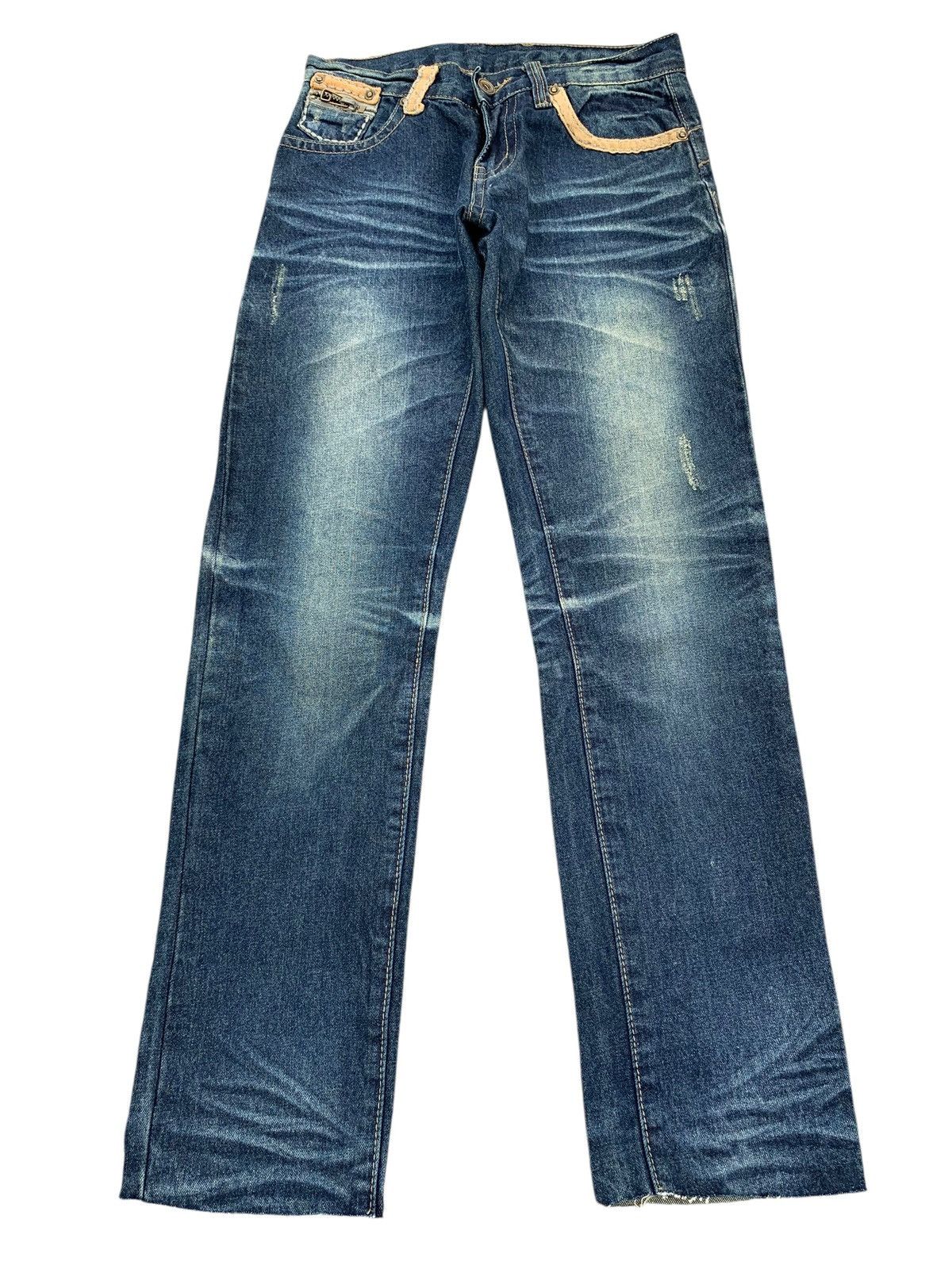 Japanese Brand CONCERT CLUB BUCKLE BACK RUSTY DISTRESSED DENIM Size US 29 - 3 Thumbnail
