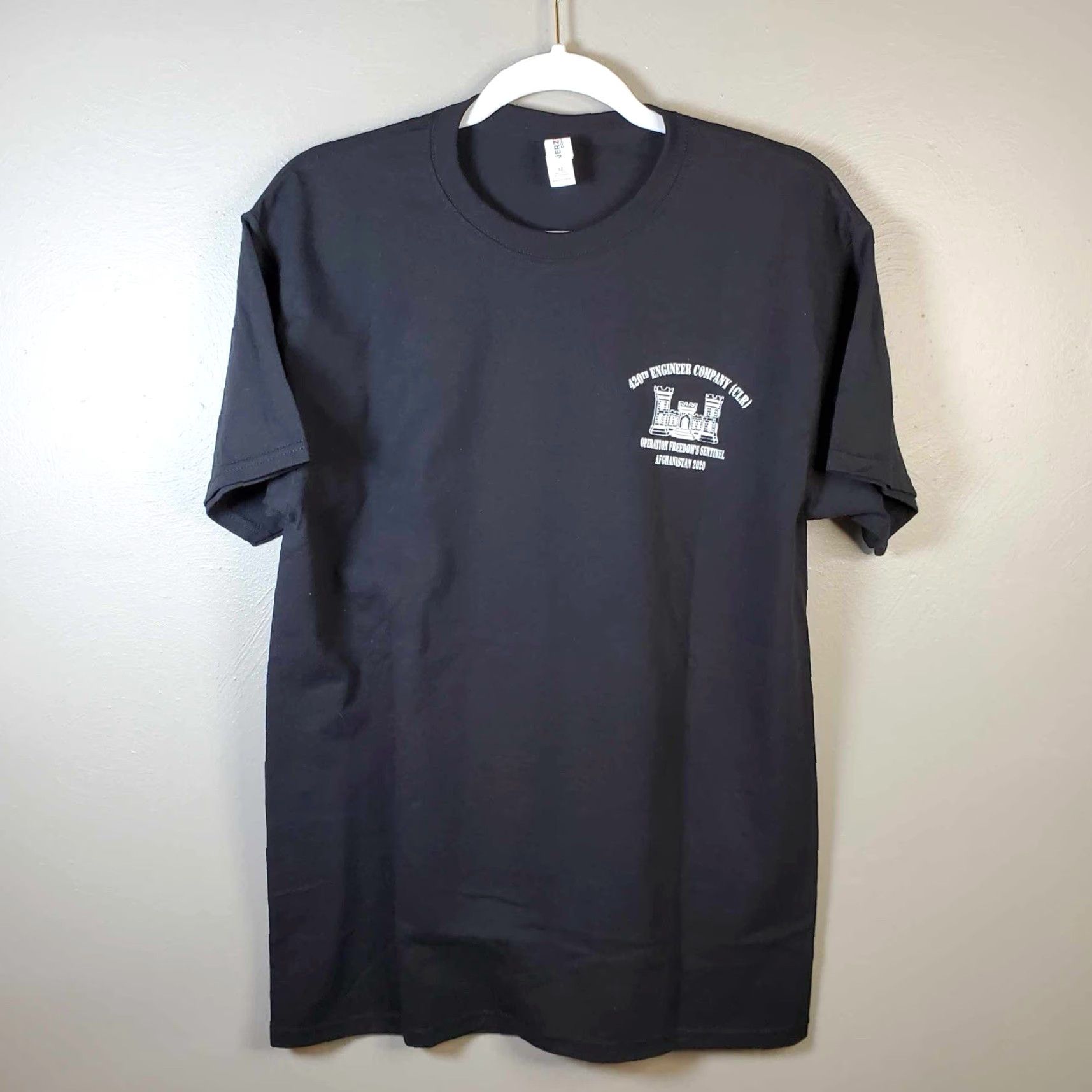 Jerzees US Army T Shirt 420th Engineer Company Ghost Platoon Afghanistan 2020 Medium M Multicolor Military Ghost Jerzees Unisex Adults Short Sleeve Shirt Size US M / EU 48-50 / 2 - 8 Thumbnail