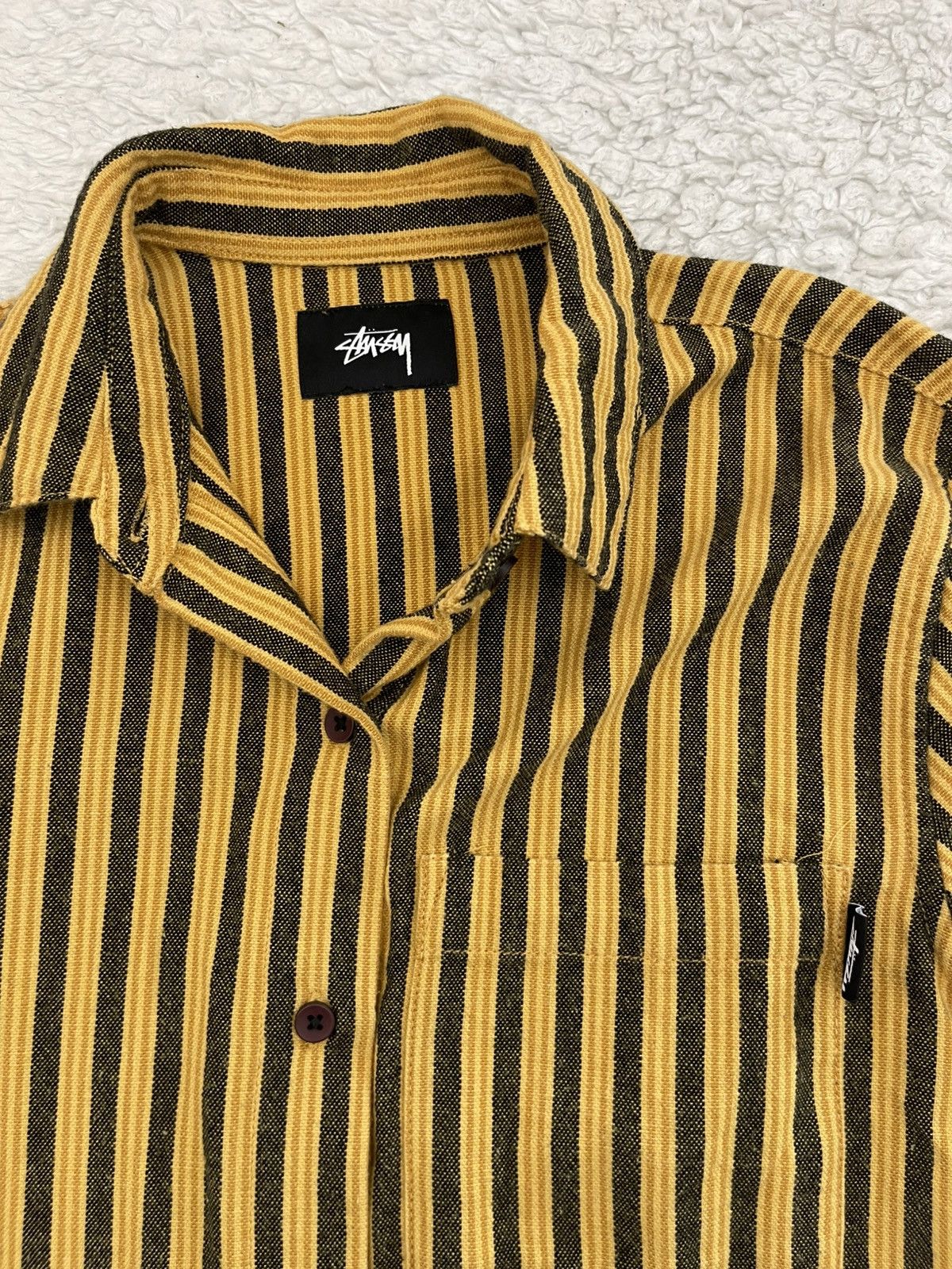 Stussy Stussy piper long sleeve workwear striped shirt Size XS / US 0-2 / IT 36-38 - 2 Thumbnail