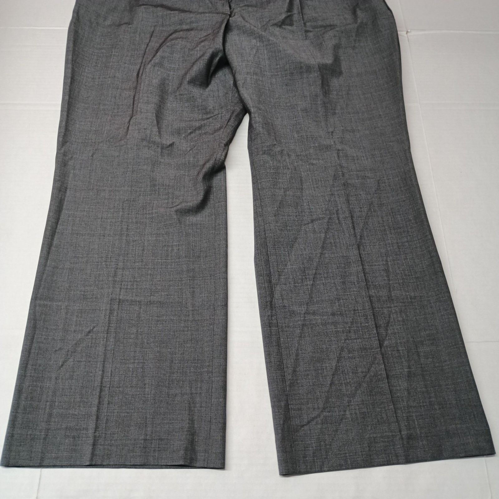 Other Talbots Signature Women High Waist Pants 24W Gray Wool Blend Size 32" / US 10 / IT 46 - 2 Thumbnail