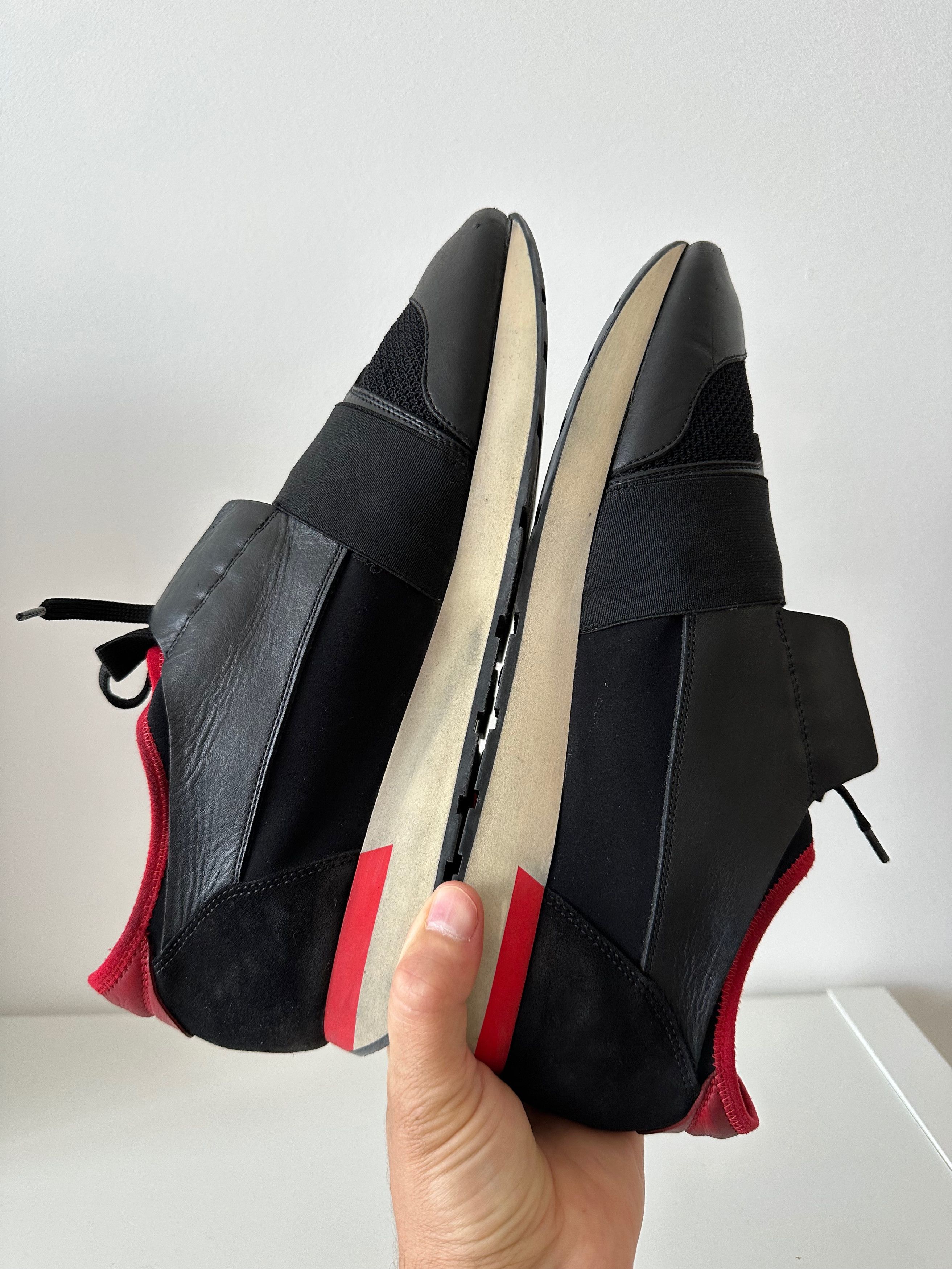Balenciaga BALENCIAGA Race sneakers low top Size US 10.5 / EU 43-44 - 14 Thumbnail