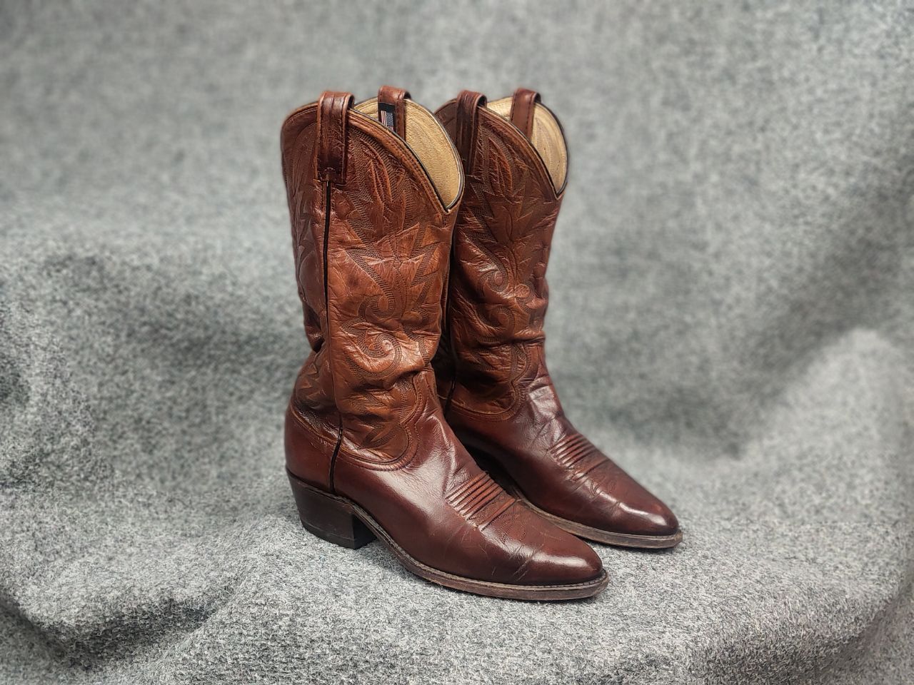 Dan Post Dan Post vintage Brown Western cowboy boots USA Made Size US 7.5 / IT 37.5 - 1 Thumbnail