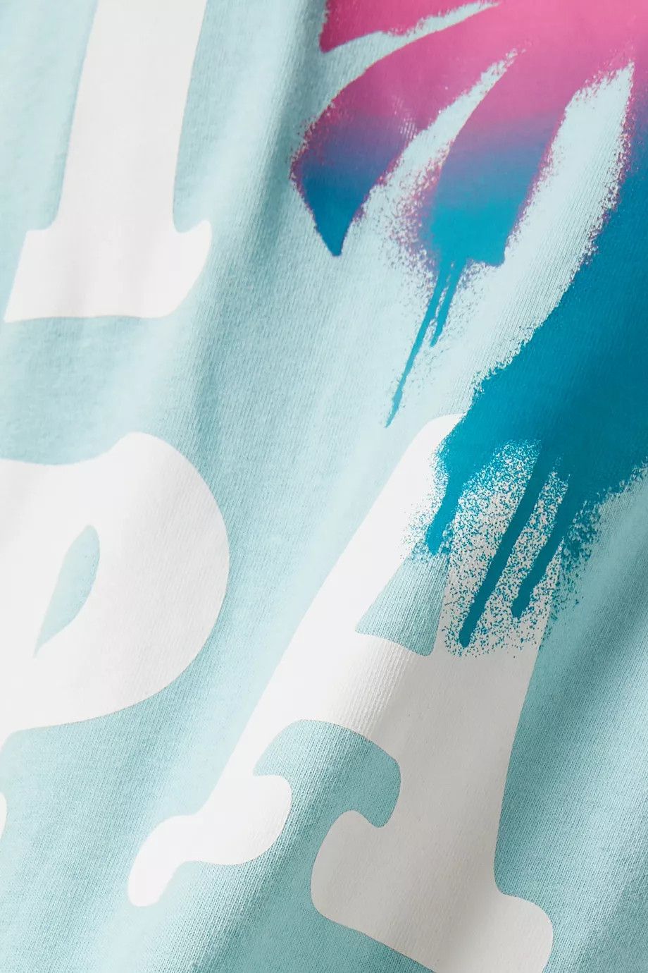 Palm Angels o1mle0425 I Love Pa Loose T-Shirt in Light Blue Size XS / US 0-2 / IT 36-38 - 7 Thumbnail