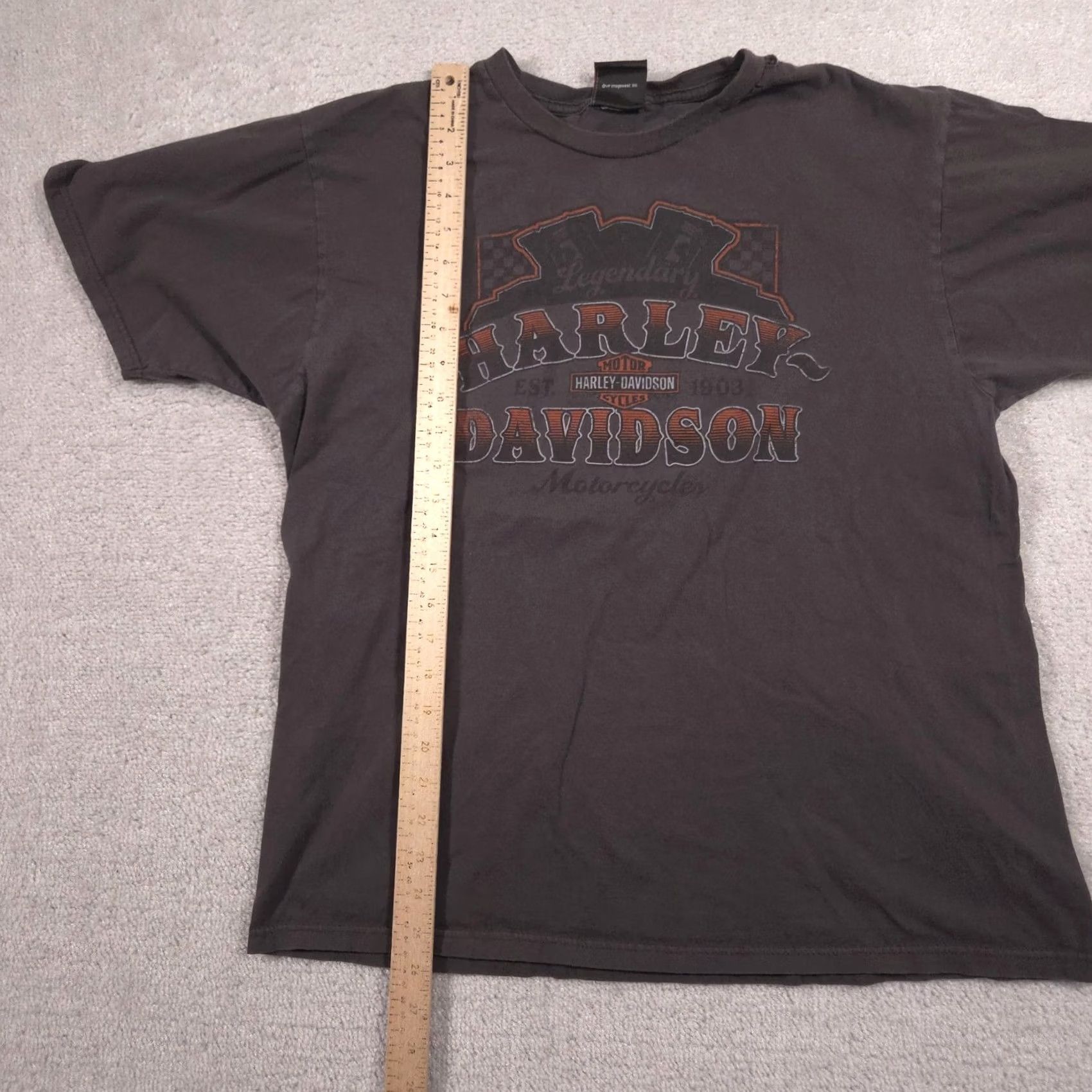 Harley Davidson Harley-Davidson Shirt Mens XL Black Blue Springs Kansas City Graphic Biker Tee Size US XL / EU 56 / 4 - 6 Thumbnail