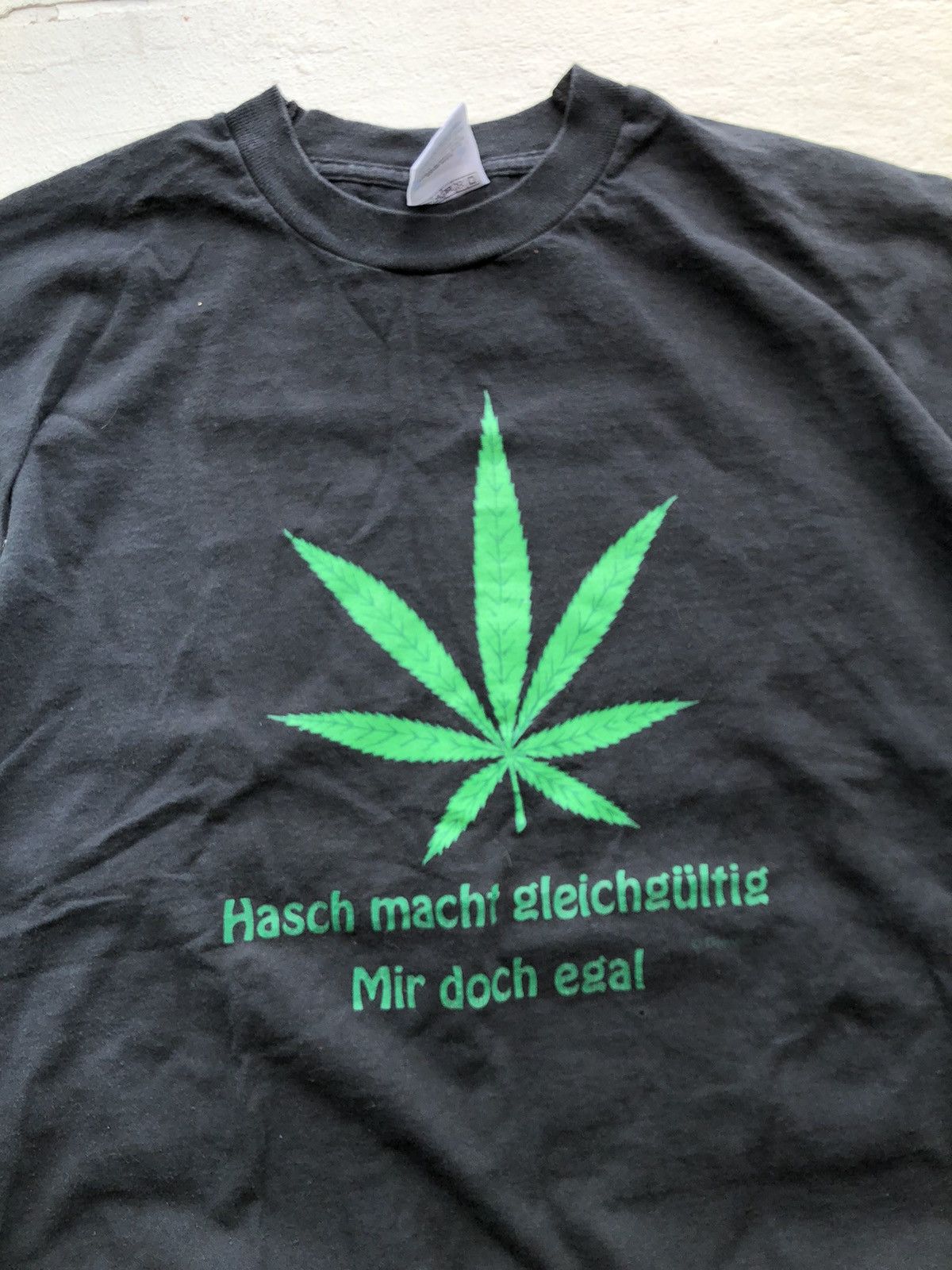 Vintage Very rare vintage single stitch 90s Hush Cannabis Hook-ups Size US XL / EU 56 / 4 - 4 Thumbnail