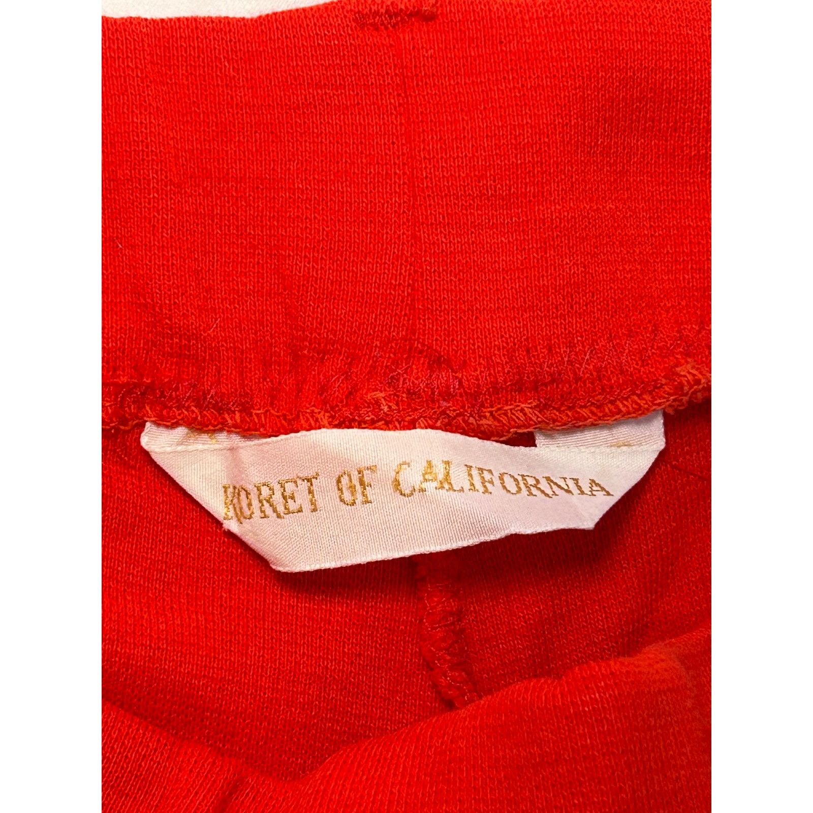 Other Vintage Koret of California Red Flare Pants - Women's Size 6 Size 28" / US 6 / IT 42 - 4 Thumbnail