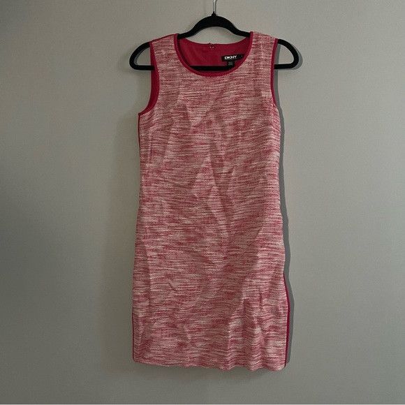 DKNY DKNY women’s tweed dress pink size 4 Size S / US 4 / IT 40 - 1 Thumbnail