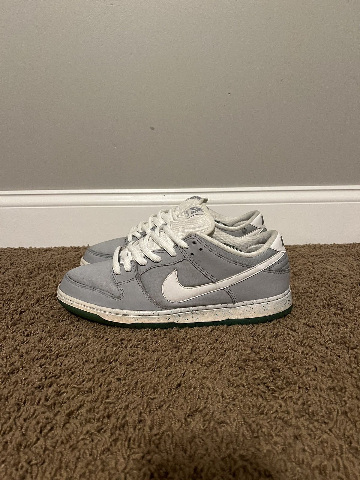image of Nike Sb Dunk Low Marty Mcfly Air Mag Size 11 Shoes in Grey, Men's