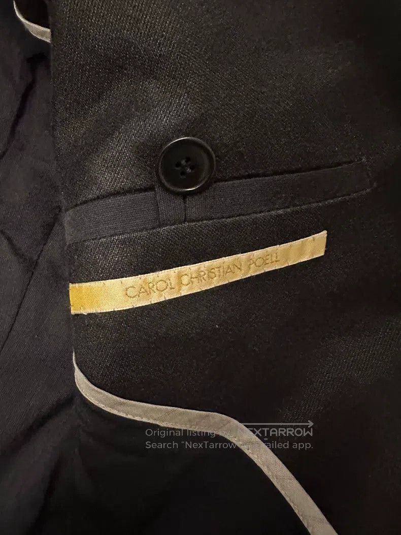 Carol Christian Poell Carol Christian Poell Black mid-length blazer Size US S / EU 44-46 / 1 - 5 Thumbnail
