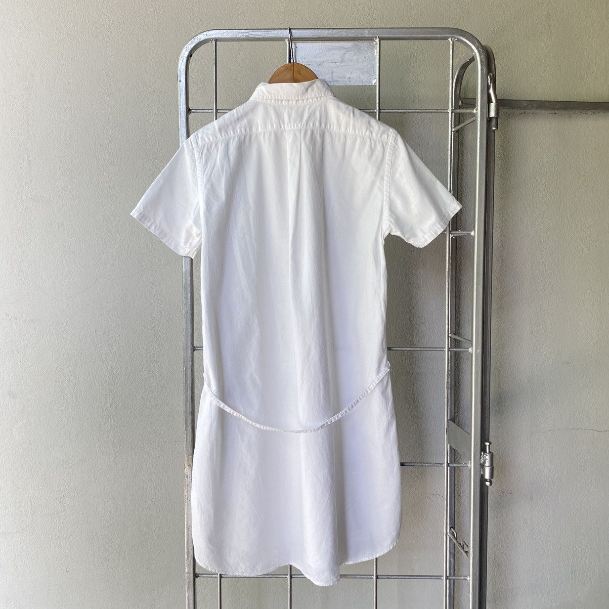 Orslow Orslow White Collared Button Dress Size XS / US 0-2 / IT 36-38 - 4 Thumbnail