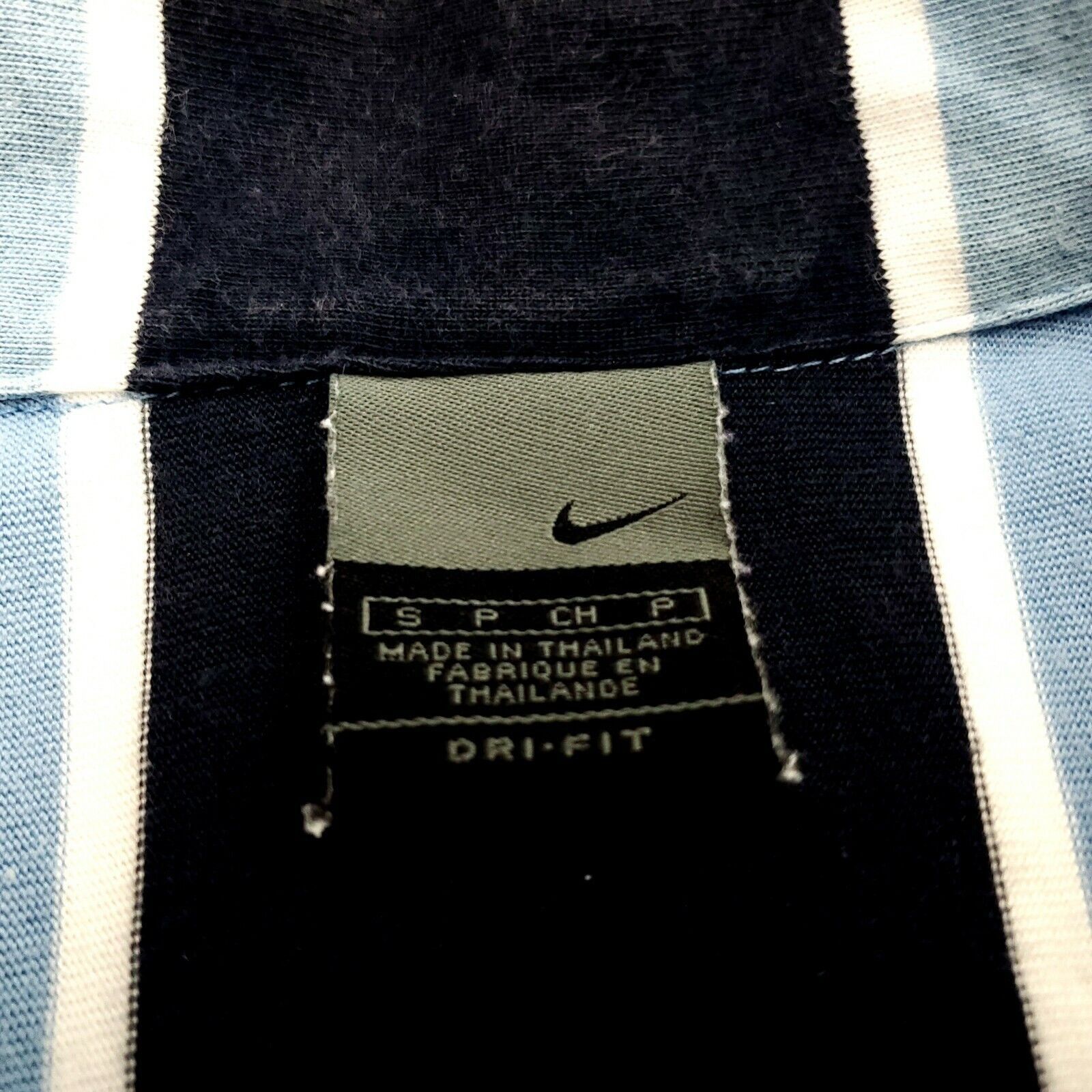 Nike Nike Small Blue Back Stripe Polo Size US S / EU 44-46 / 1 - 6 Thumbnail
