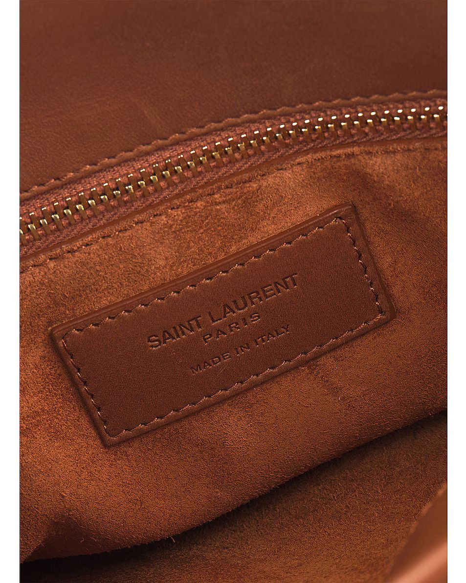 Saint Laurent Paris o1bcso1str0325 Size: OS/Sienna In Vegetable Tanned in Tan Size ONE SIZE - 5 Thumbnail