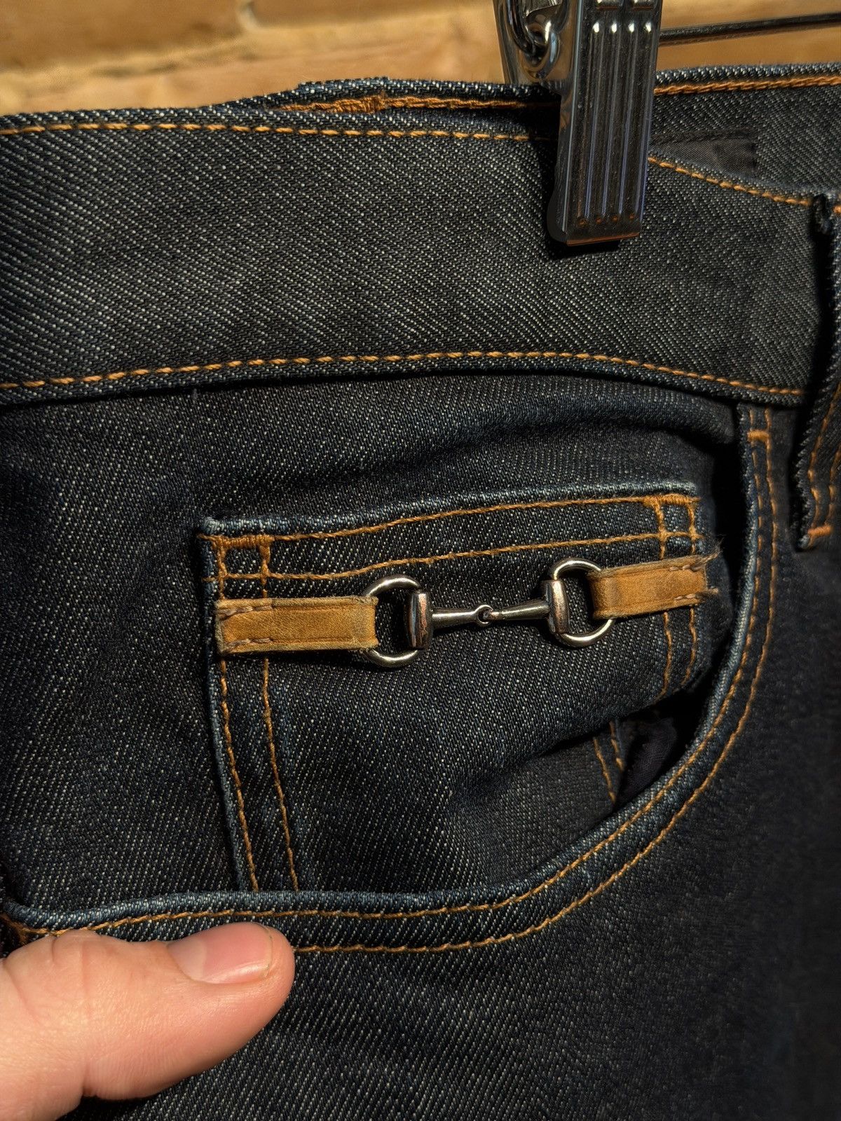 Gucci 2000s Gucci Horsebit Jeans Size US 36 / EU 52 - 3 Thumbnail