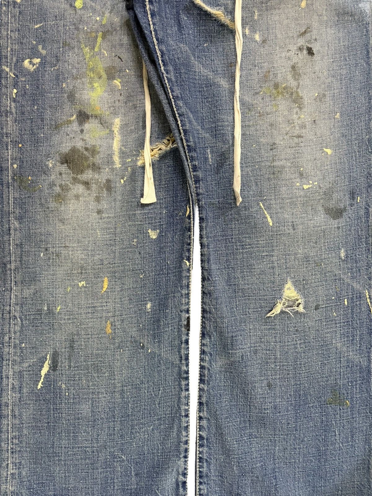 Japanese Brand Vintage Japanese Brand Mud Wash Paint Distress Bootcut Jeans Size US 30 / EU 46 - 7 Thumbnail