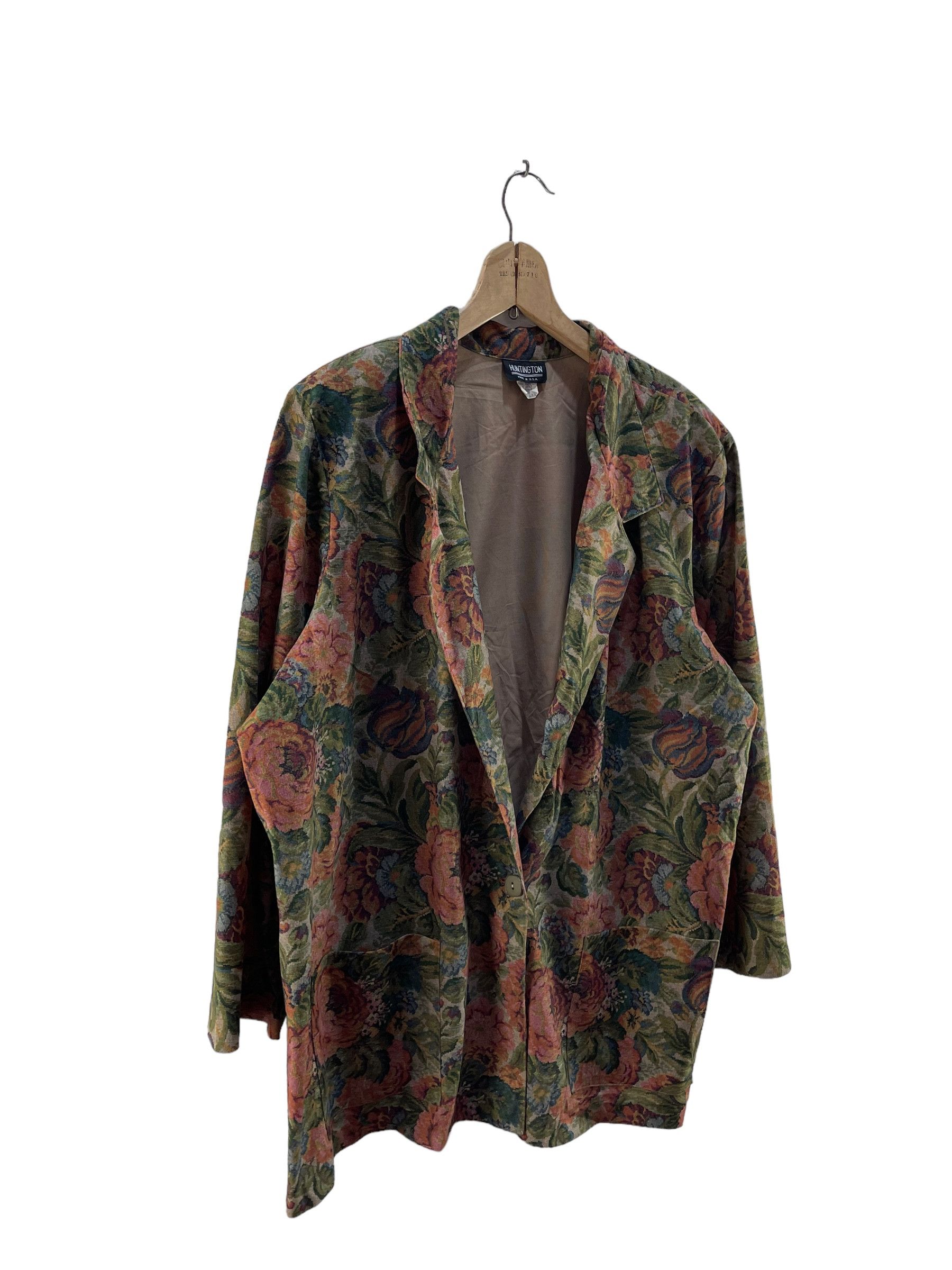 Huntington Vintage Huntington Floral Print Jacket Size US XL / EU 56 / 4 - 4 Thumbnail