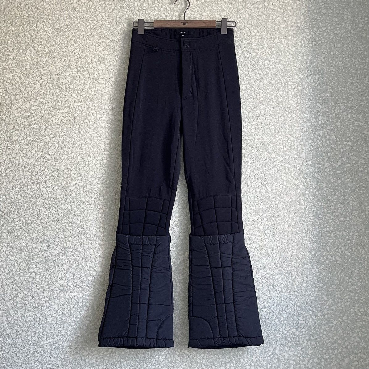 image of Gucci x Tom Ford Aw99 Padded Ski Pants in Black, Women's (Size 27)