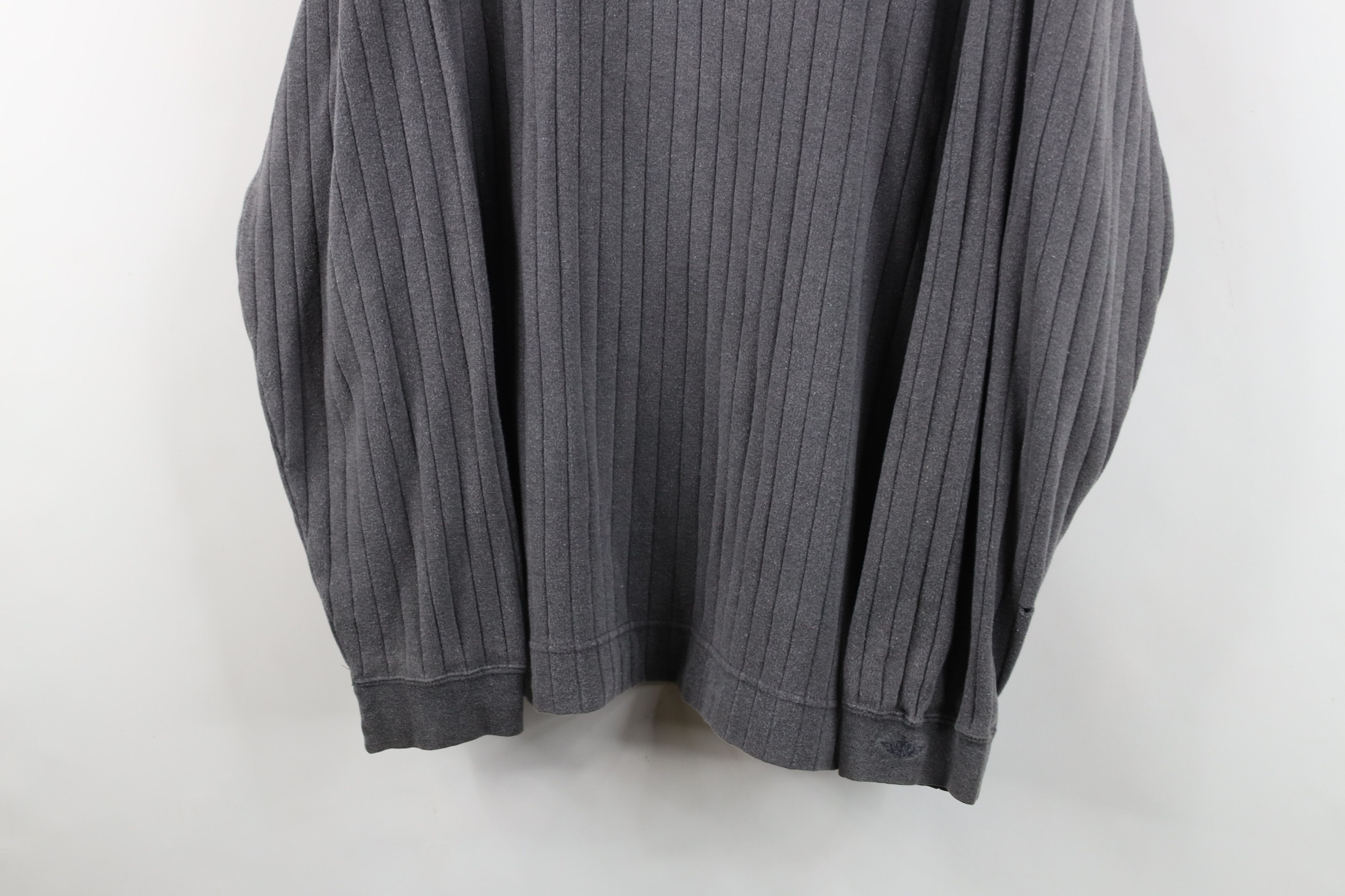 Vintage Vintage 90s Streetwear Heavyweight Ribbed Turtleneck Sweater Size US L / EU 52-54 / 3 - 3 Thumbnail