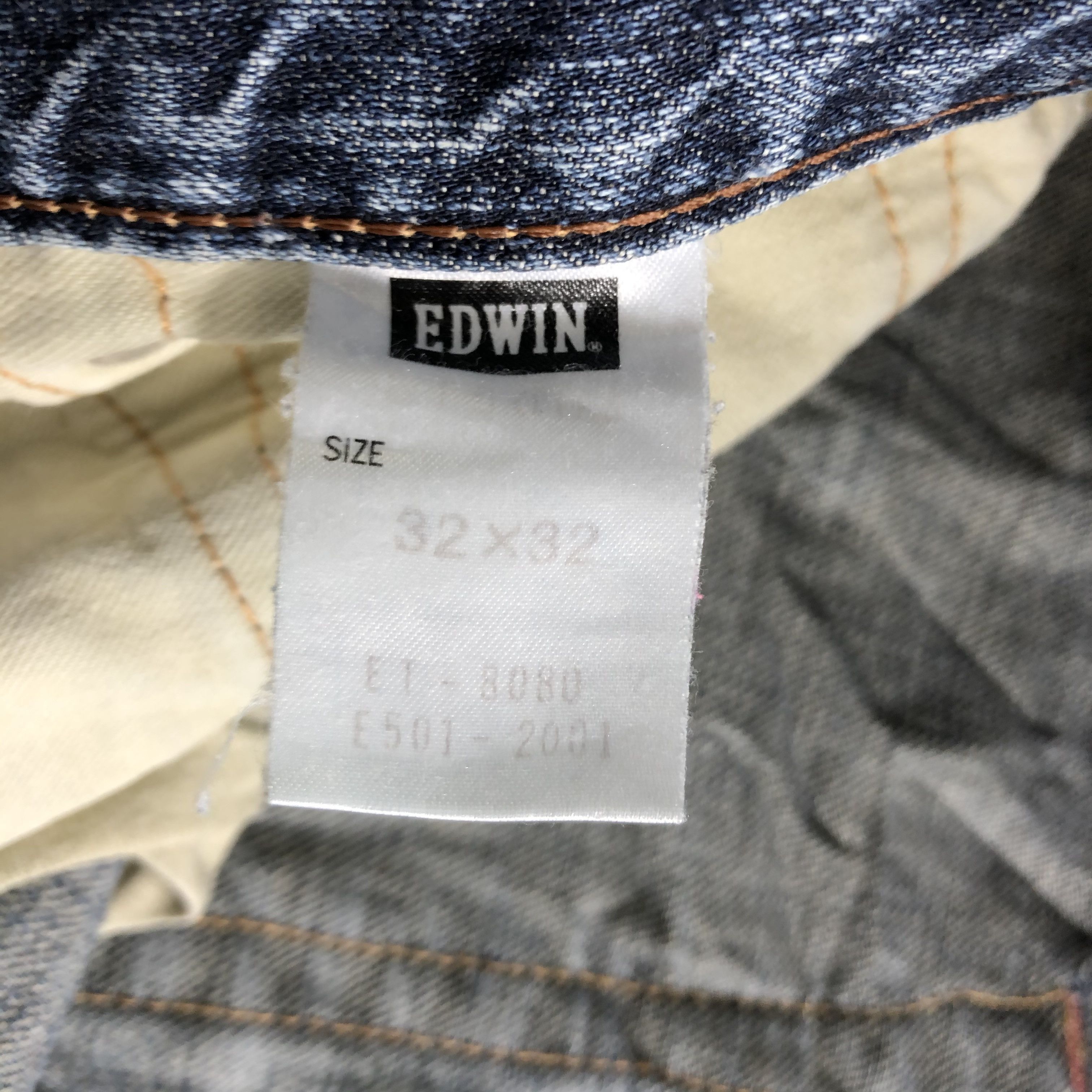 Edwin Vintage Edwin Blue Trip Jeans Distress Denim KJ3081 Size US 32 / EU 48 - 9 Thumbnail