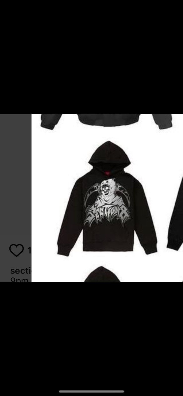 Section 8 Section 8 x 3M grim reaper hoodie Size US XXL / EU 58 / 5 - 1 Thumbnail