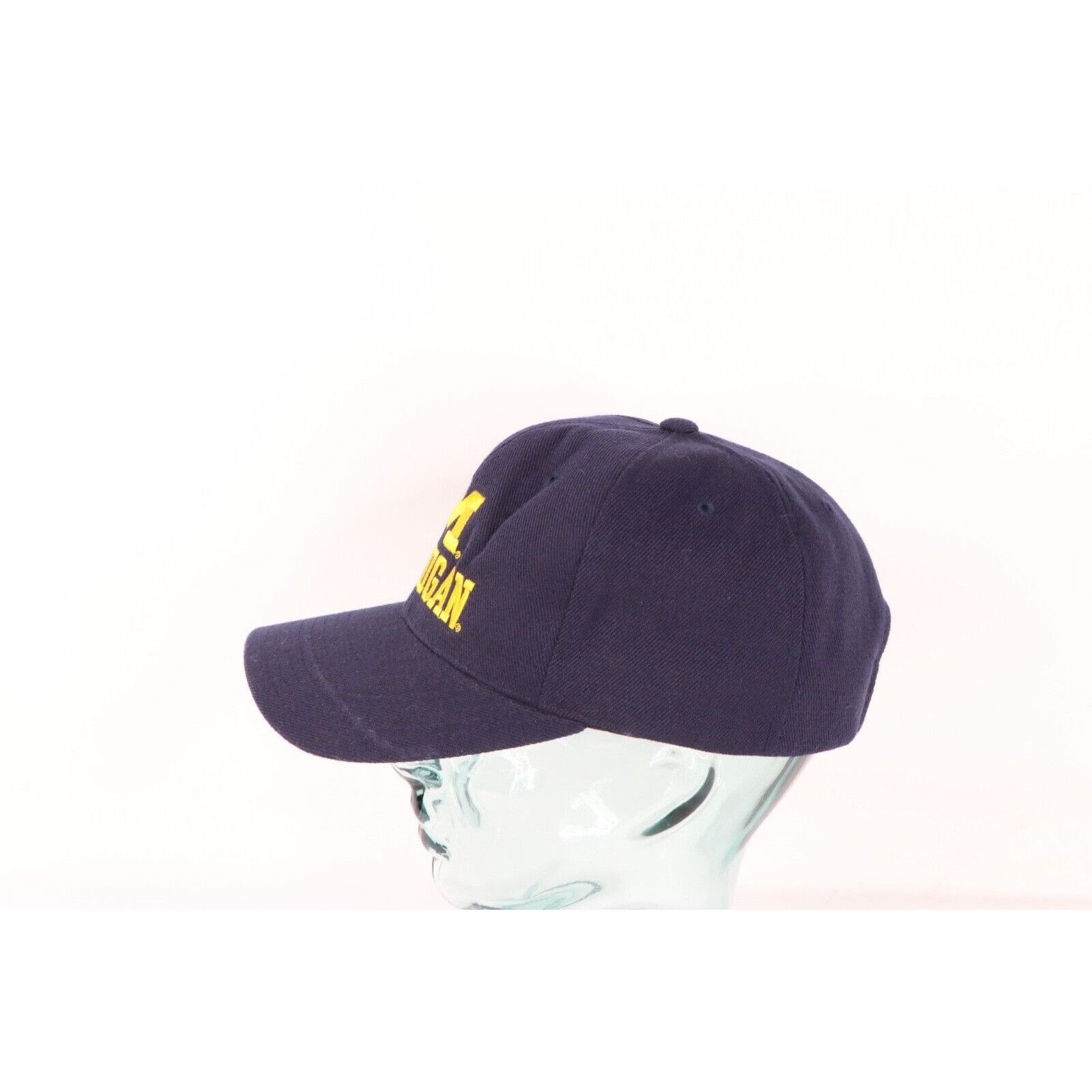 Vintage Vintage 90s University of Michigan Spell Out Snapback Hat Size ONE SIZE - 3 Thumbnail