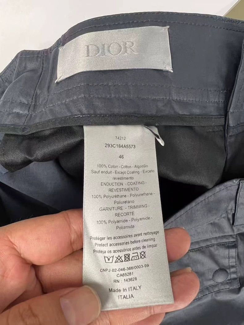 Dior Dior Black Utility Pants with Lock Closure-2506 Size 35" - 4 Thumbnail