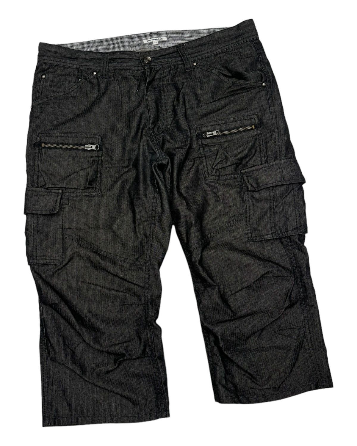 Japanese Brand RARE MEN’S BA-TSU MULTI POCKET BLACK SHORT PANTS Size US 34 / EU 50 - 3 Thumbnail