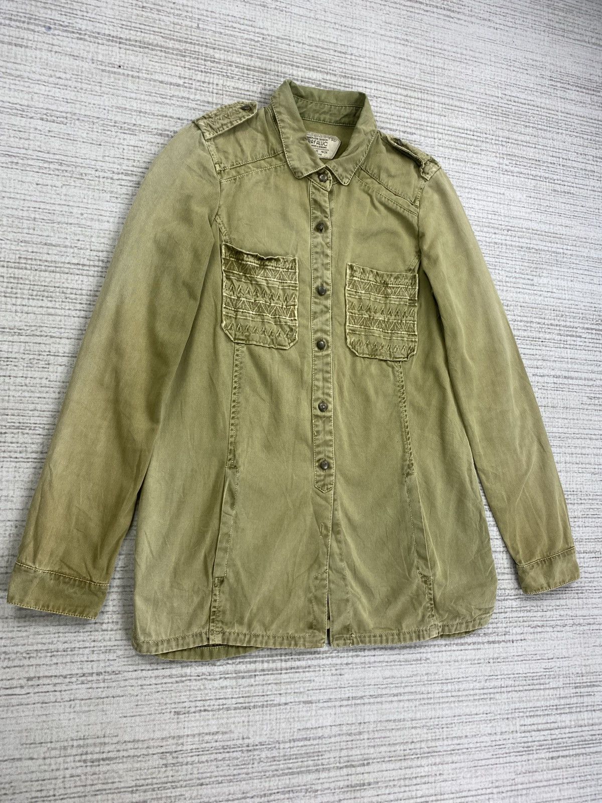 Japanese Brand × Vintage Vintage Trafaluc Embroidery Navajo Button Up Utility Jacket Size US S / EU 44-46 / 1 - 3 Thumbnail